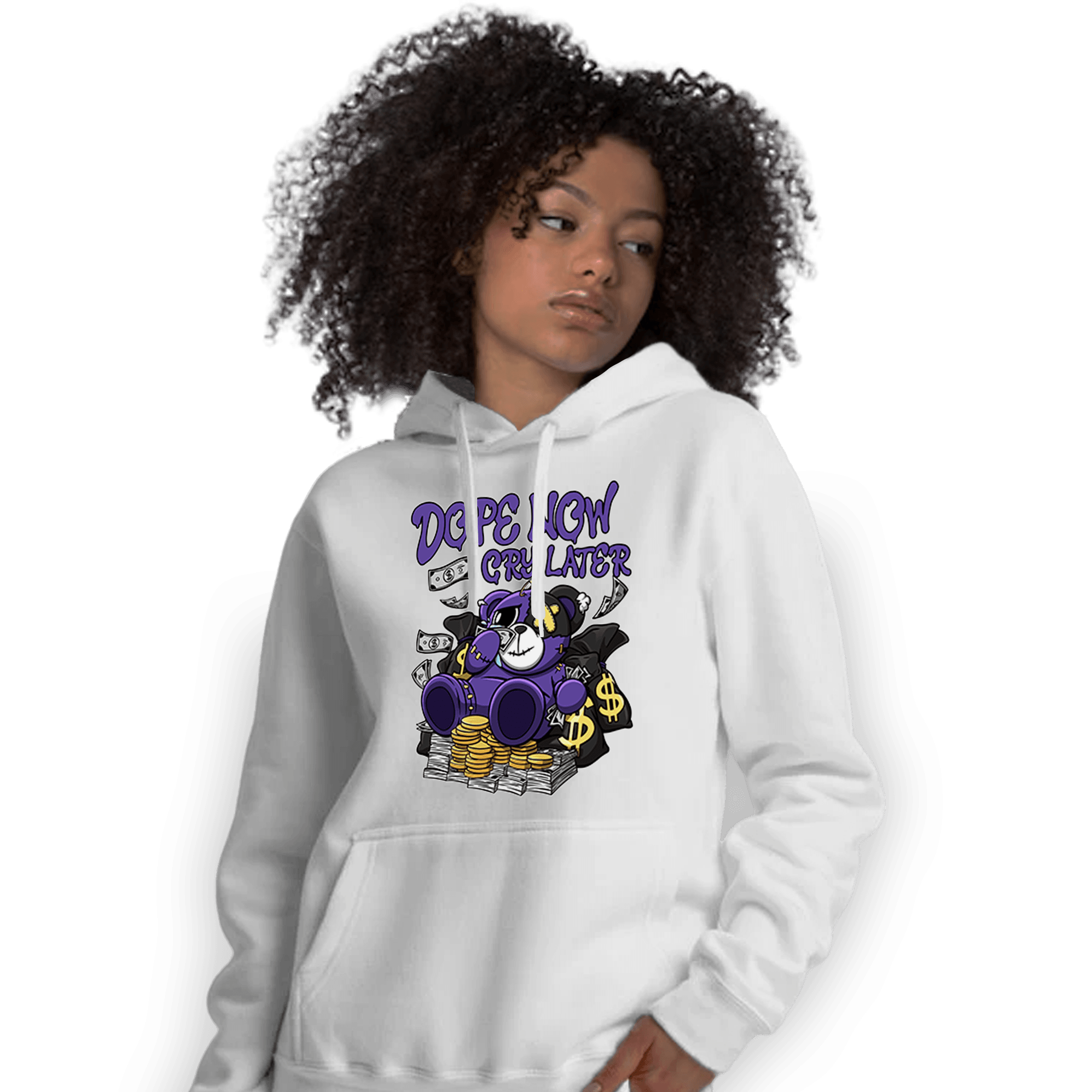 Field Purple 12s Hoodie Match Money Cry BER - NastyJamz