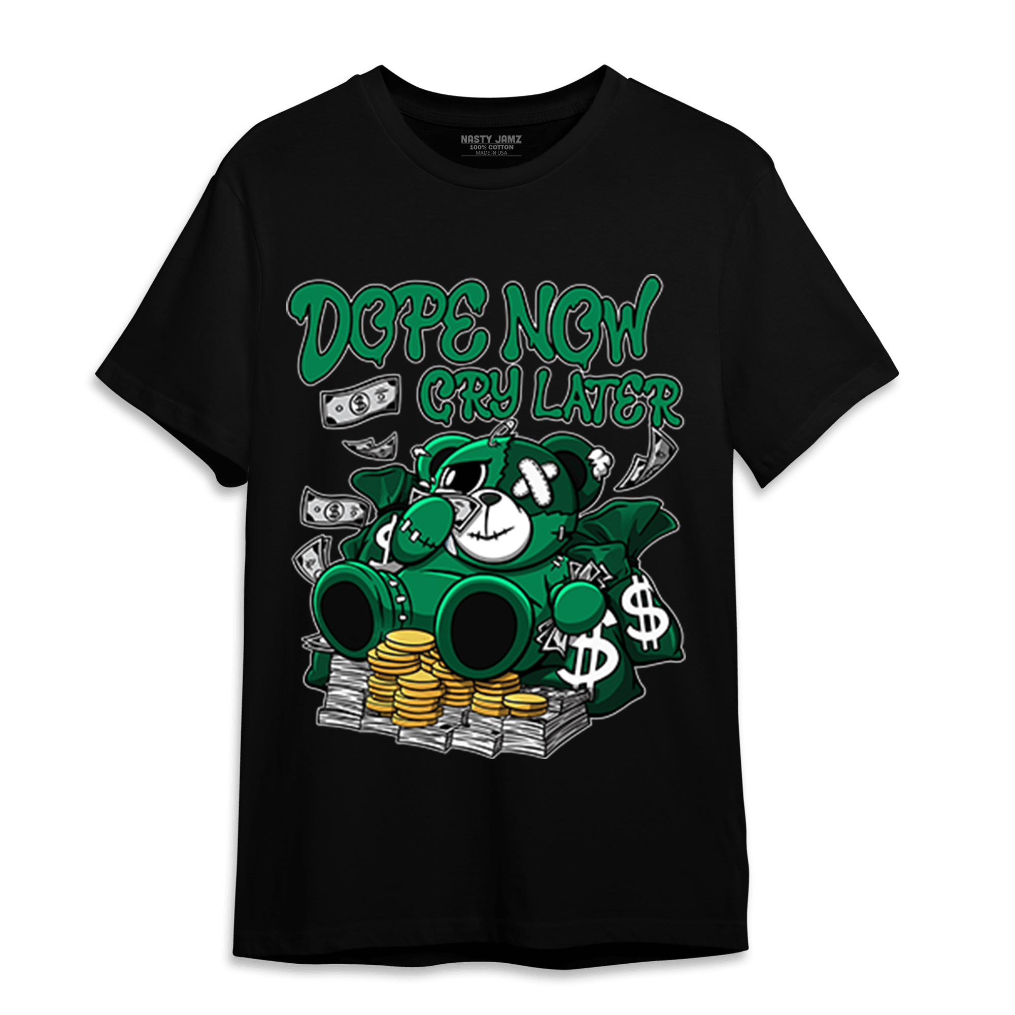 Celtic Lucky Green 1s T Shirt Match Money Cry BER - NastyJamz