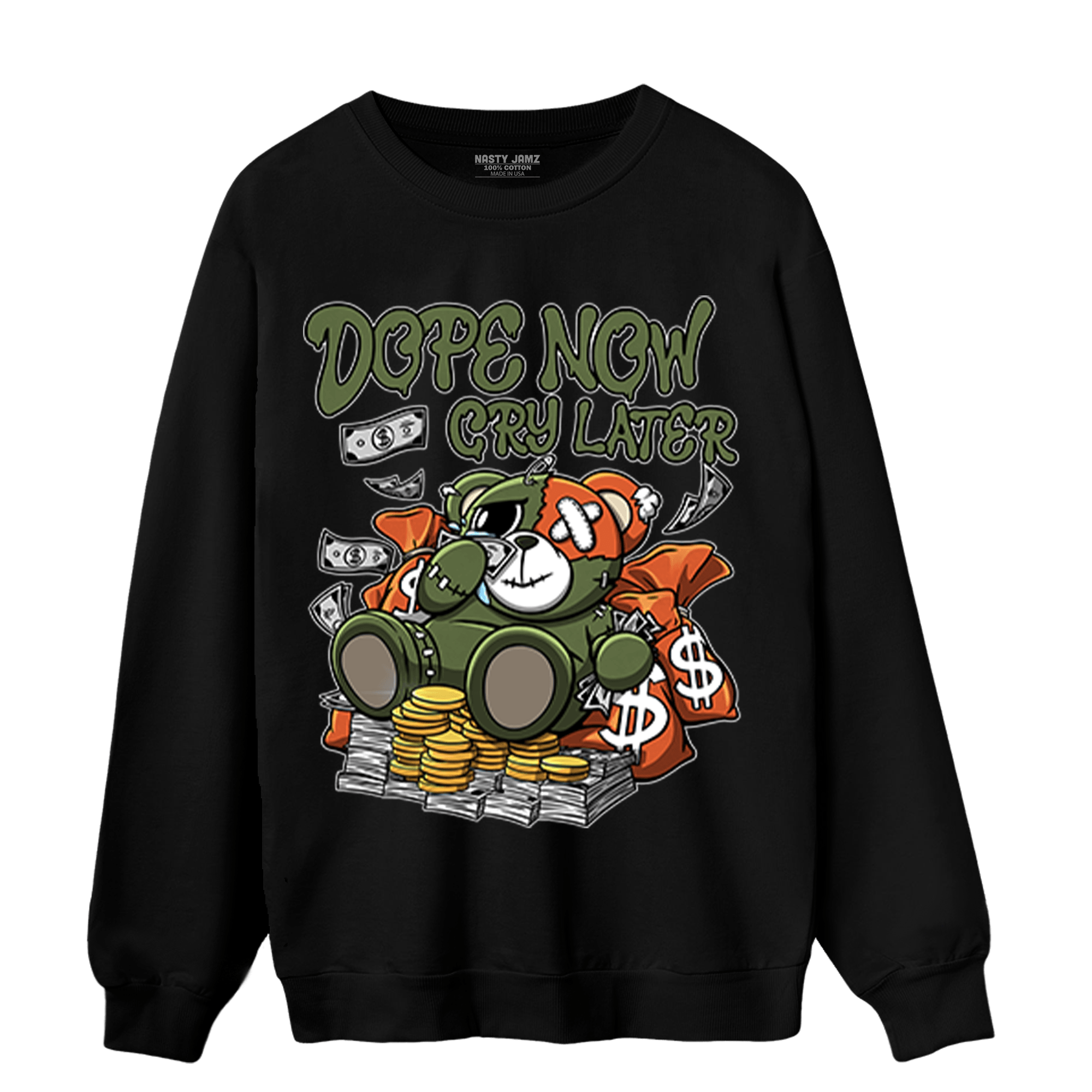 High OG Celadon 1s Sweatshirt Match Money Cry BER - NastyJamz