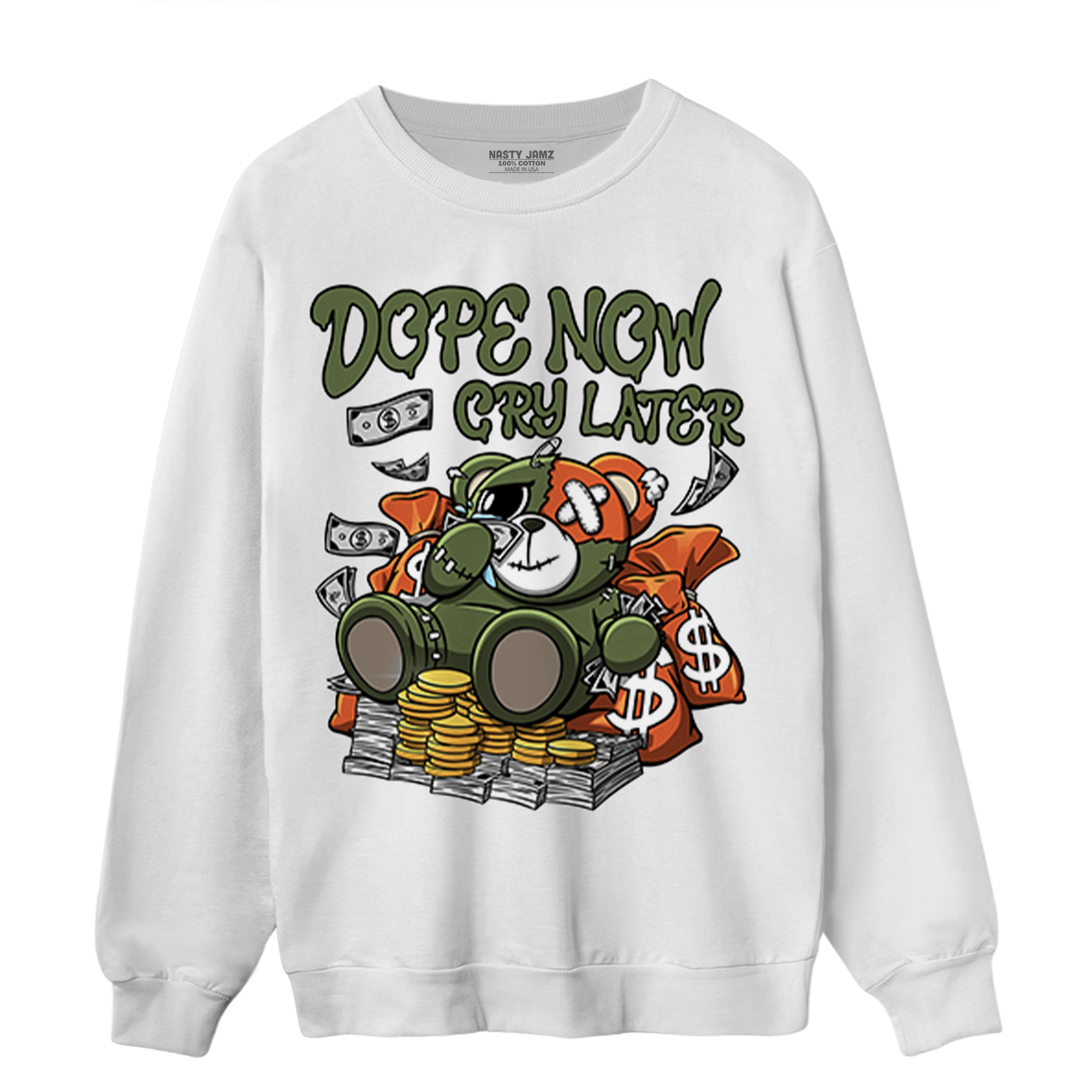 High OG Celadon 1s Sweatshirt Match Money Cry BER - NastyJamz