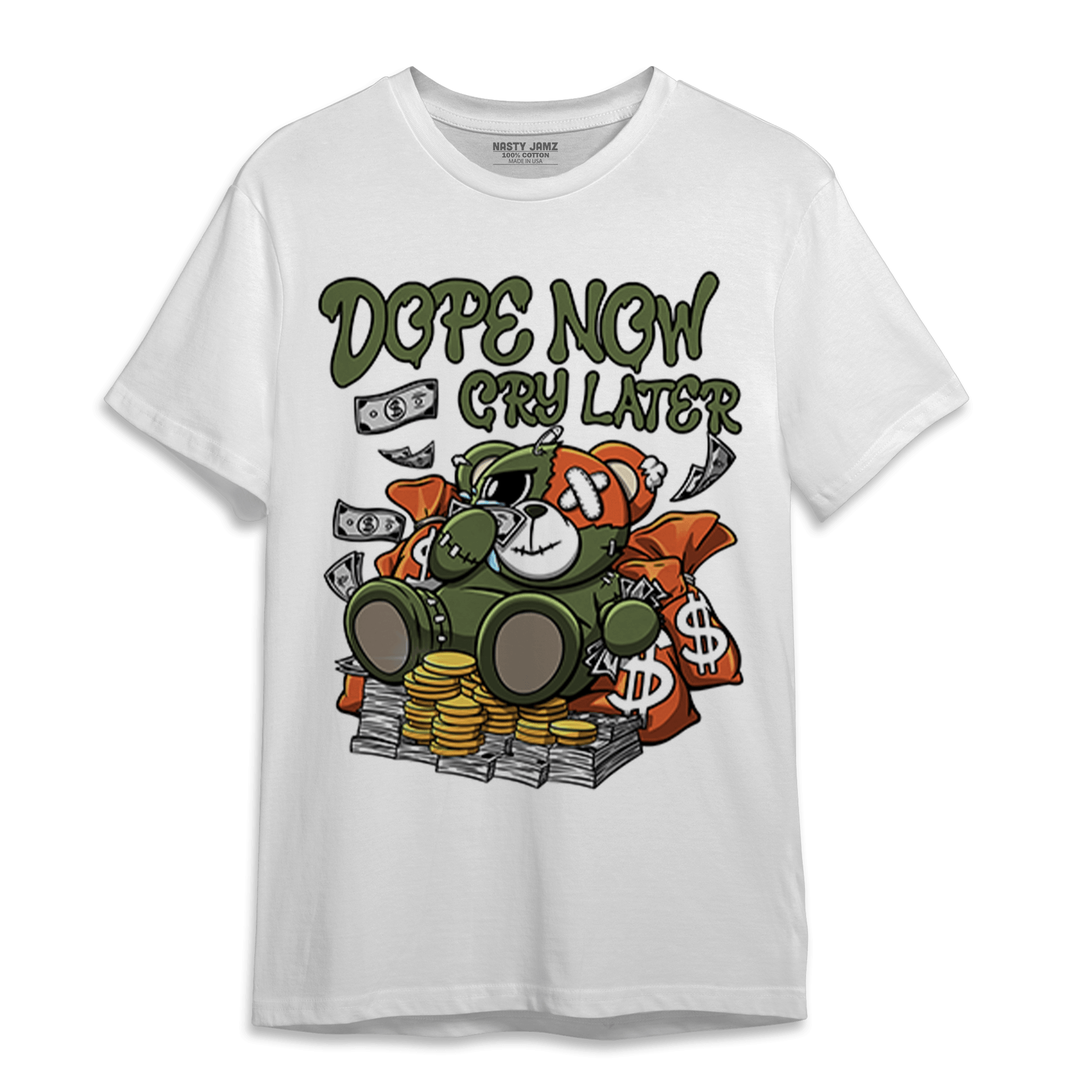 High OG Celadon 1s T Shirt Match Money Cry BER - NastyJamz