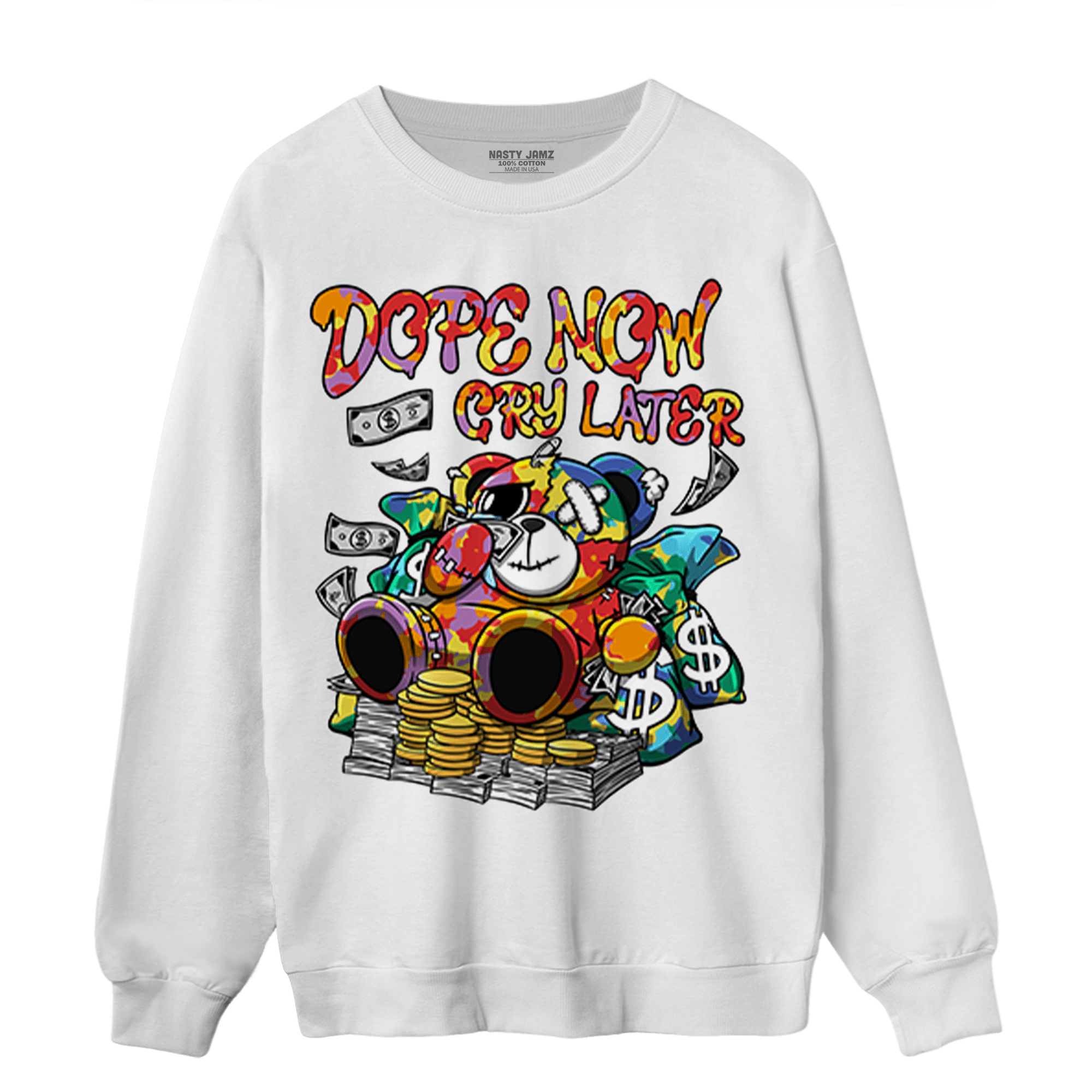 Mid GS Six Championships 1s Sweatshirt Match Money Cry BER - NastyJamz
