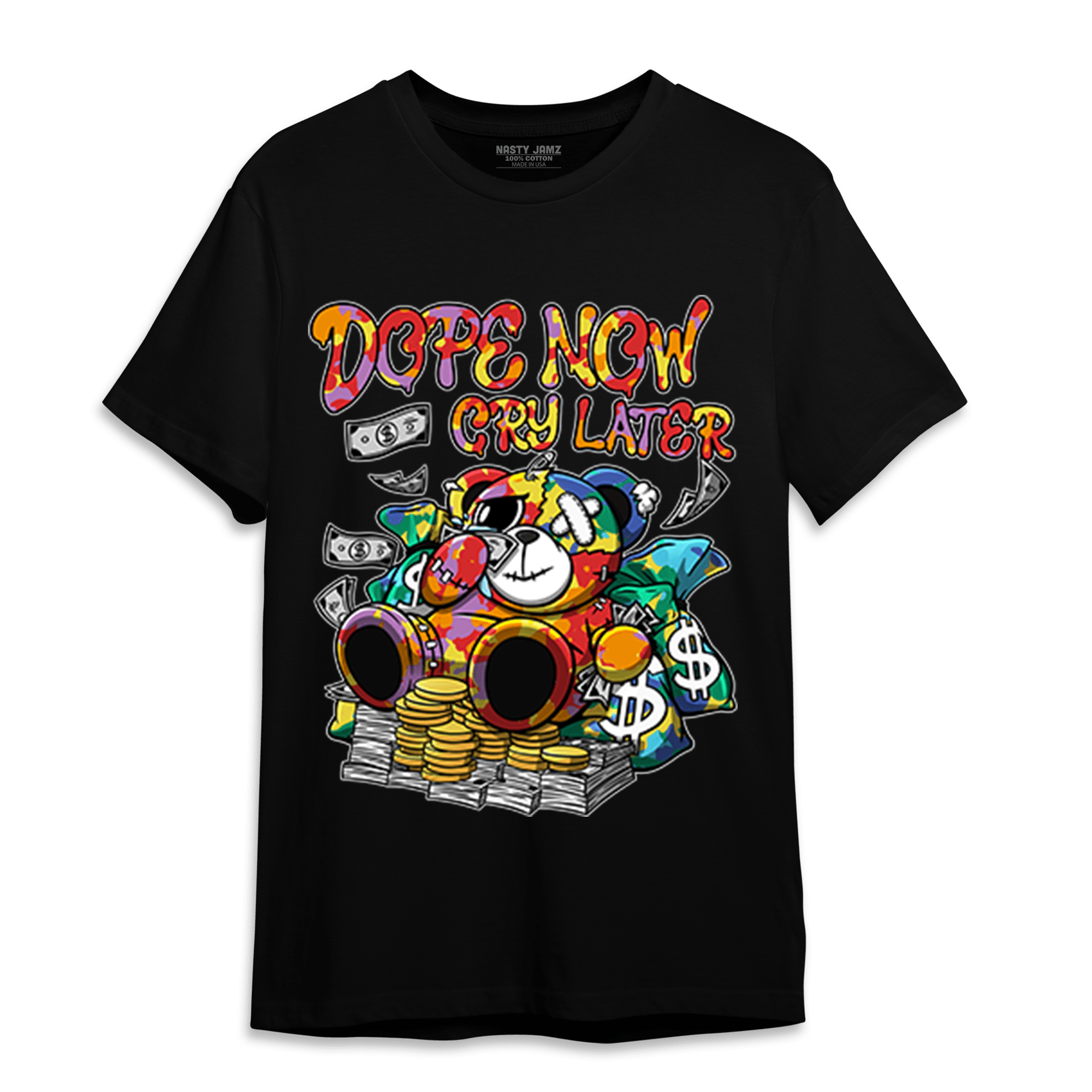 Mid GS Six Championships 1s T Shirt Match Money Cry BER - NastyJamz