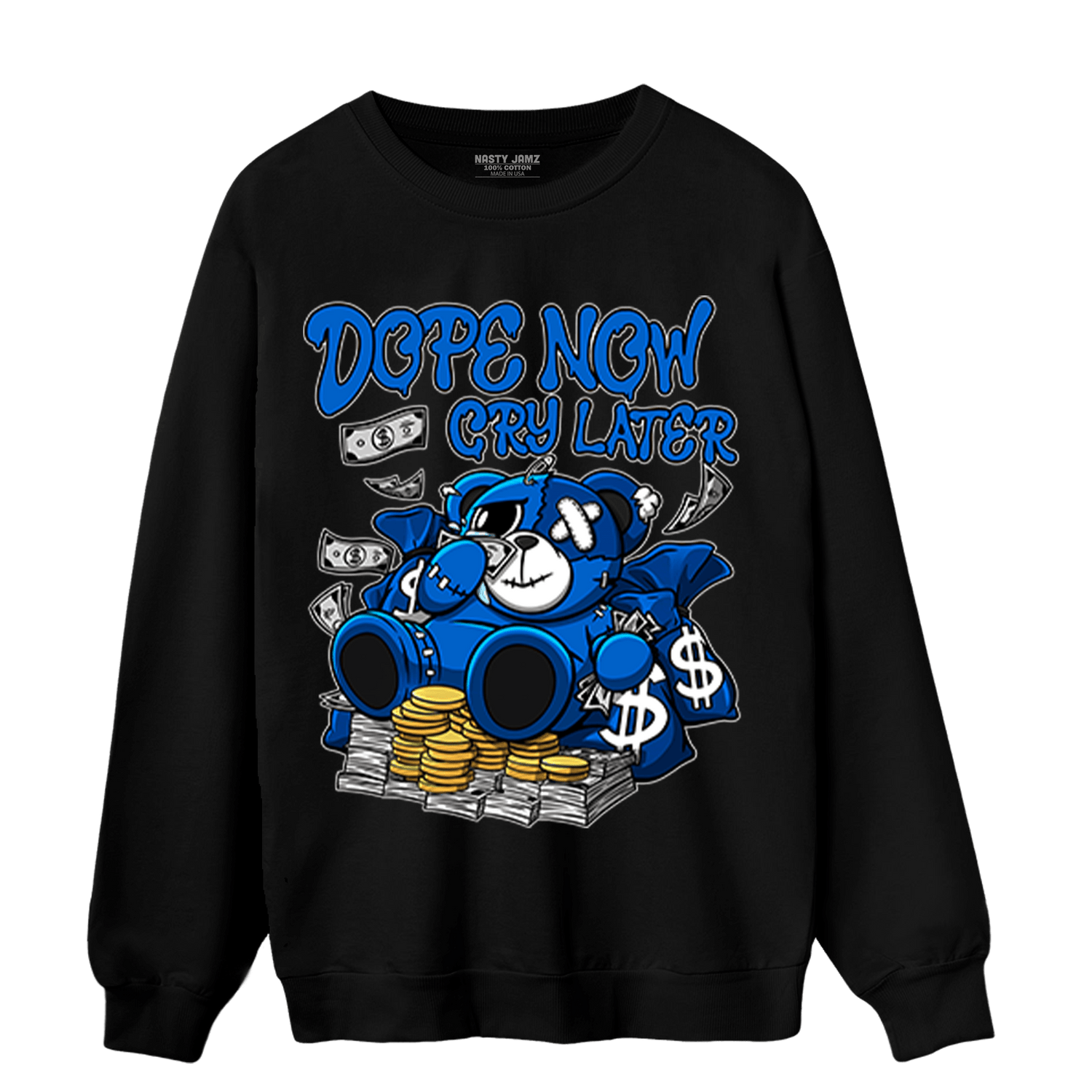 Royal Reimagined 1s Sweatshirt Match Money Cry BER - NastyJamz