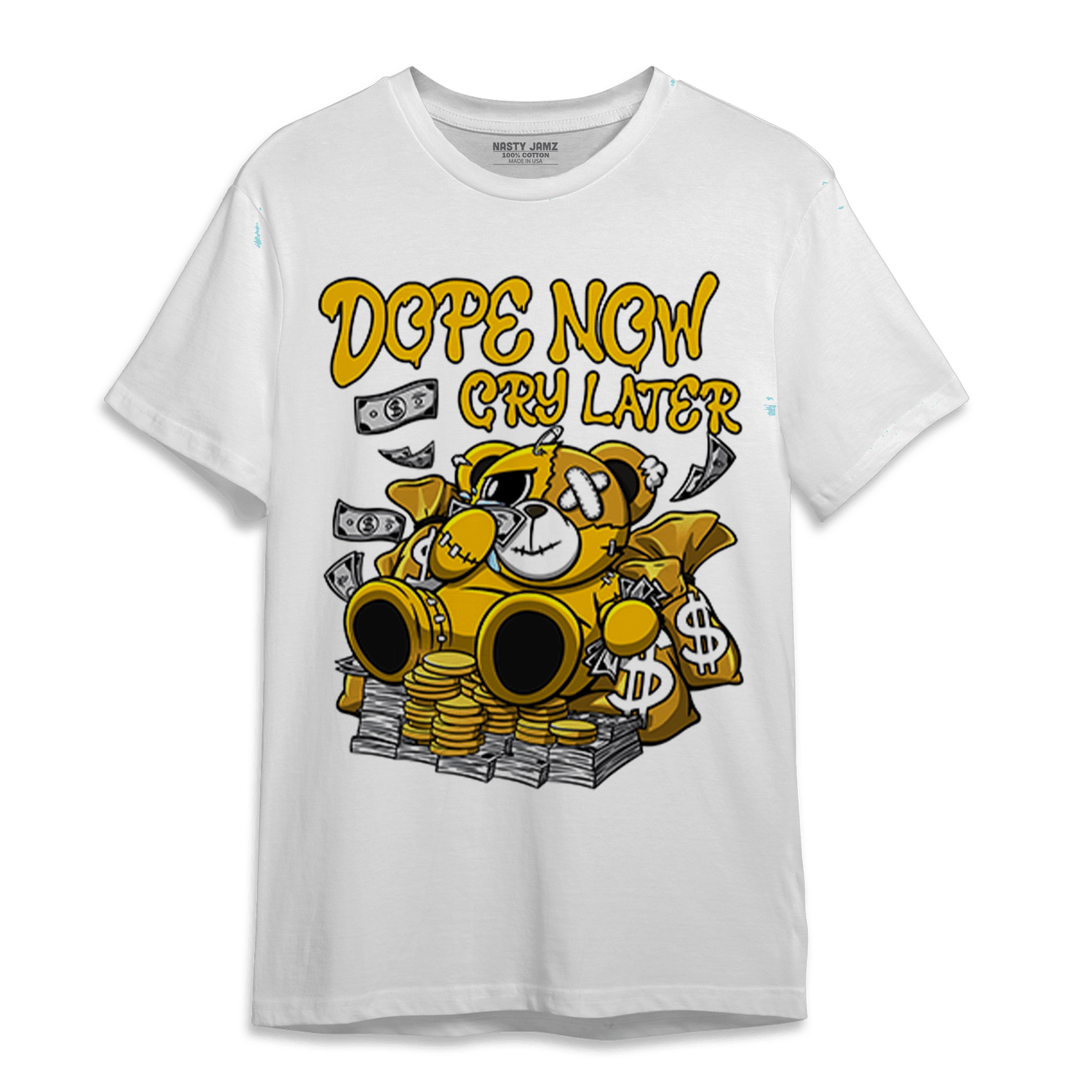 Yellow Ochre 1s T Shirt Match Money Cry BER - NastyJamz