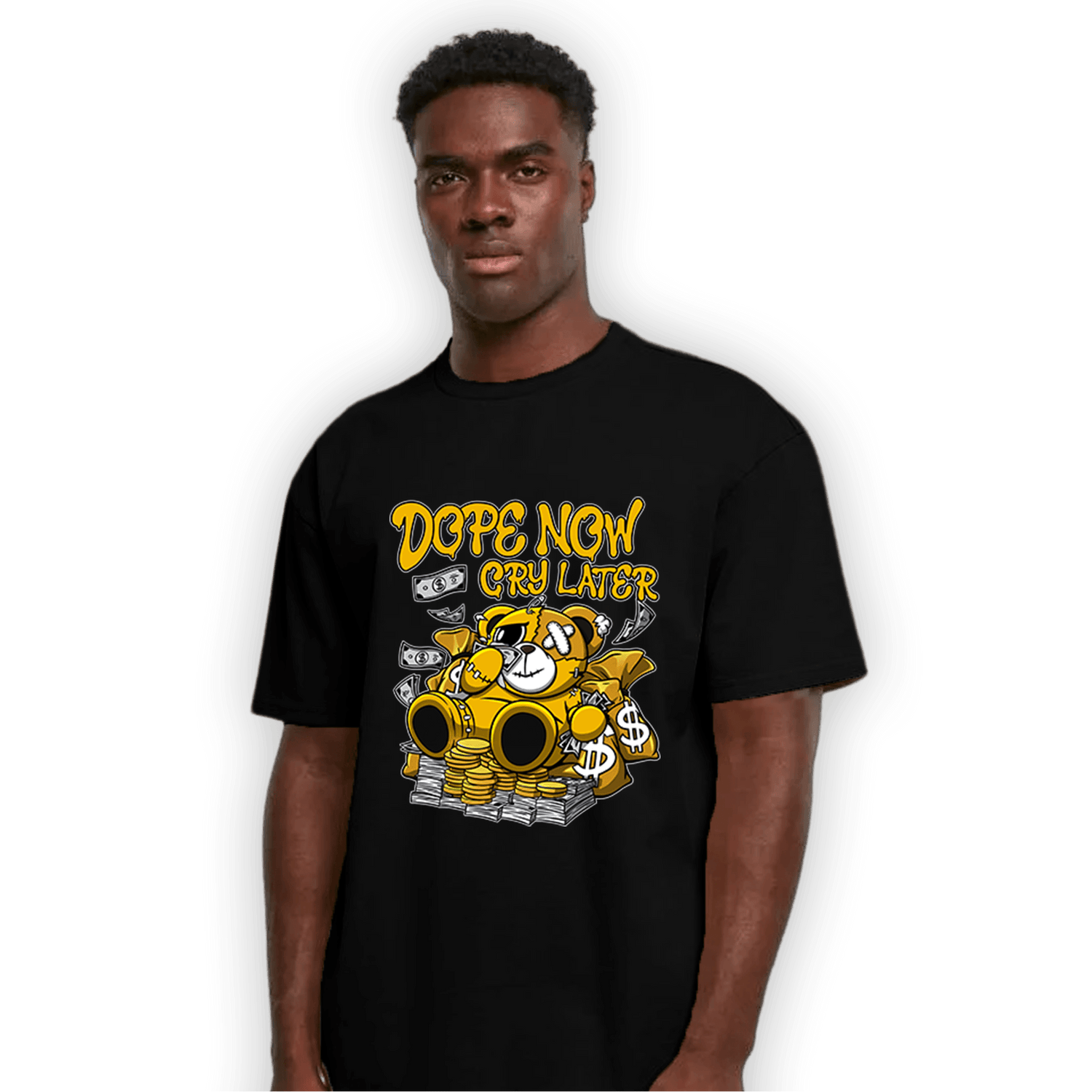 Yellow Ochre 1s T Shirt Match Money Cry BER - NastyJamz