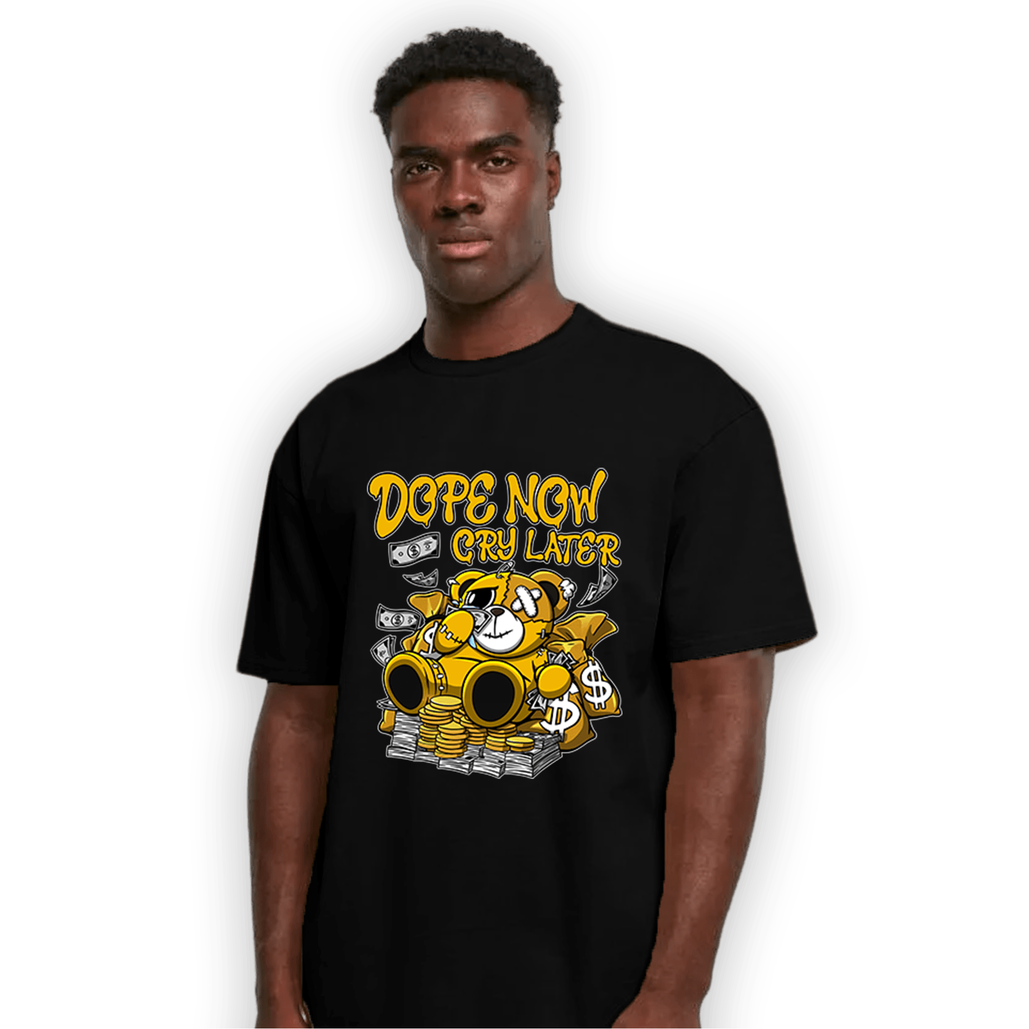 Yellow Ochre 1s T Shirt Match Money Cry BER - NastyJamz