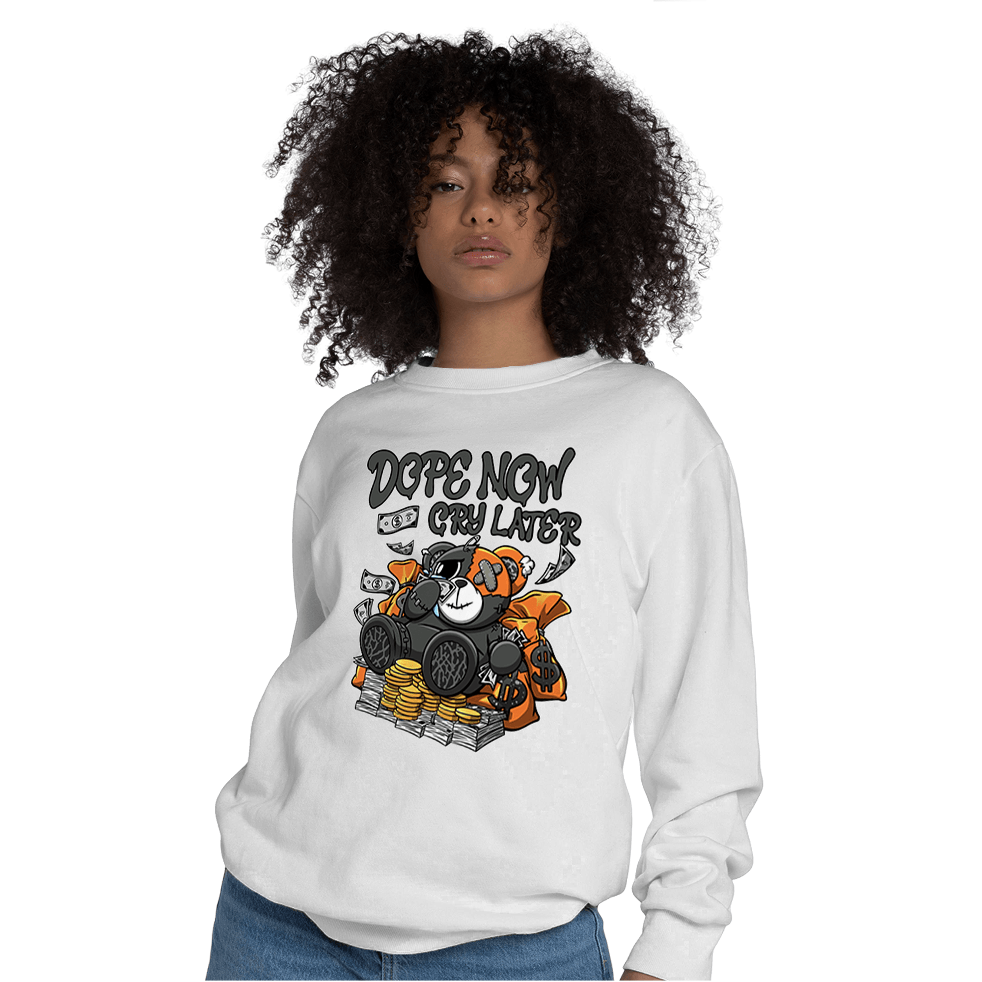 Fear Pack 3s Sweatshirt Match Money Cry BER - NastyJamz