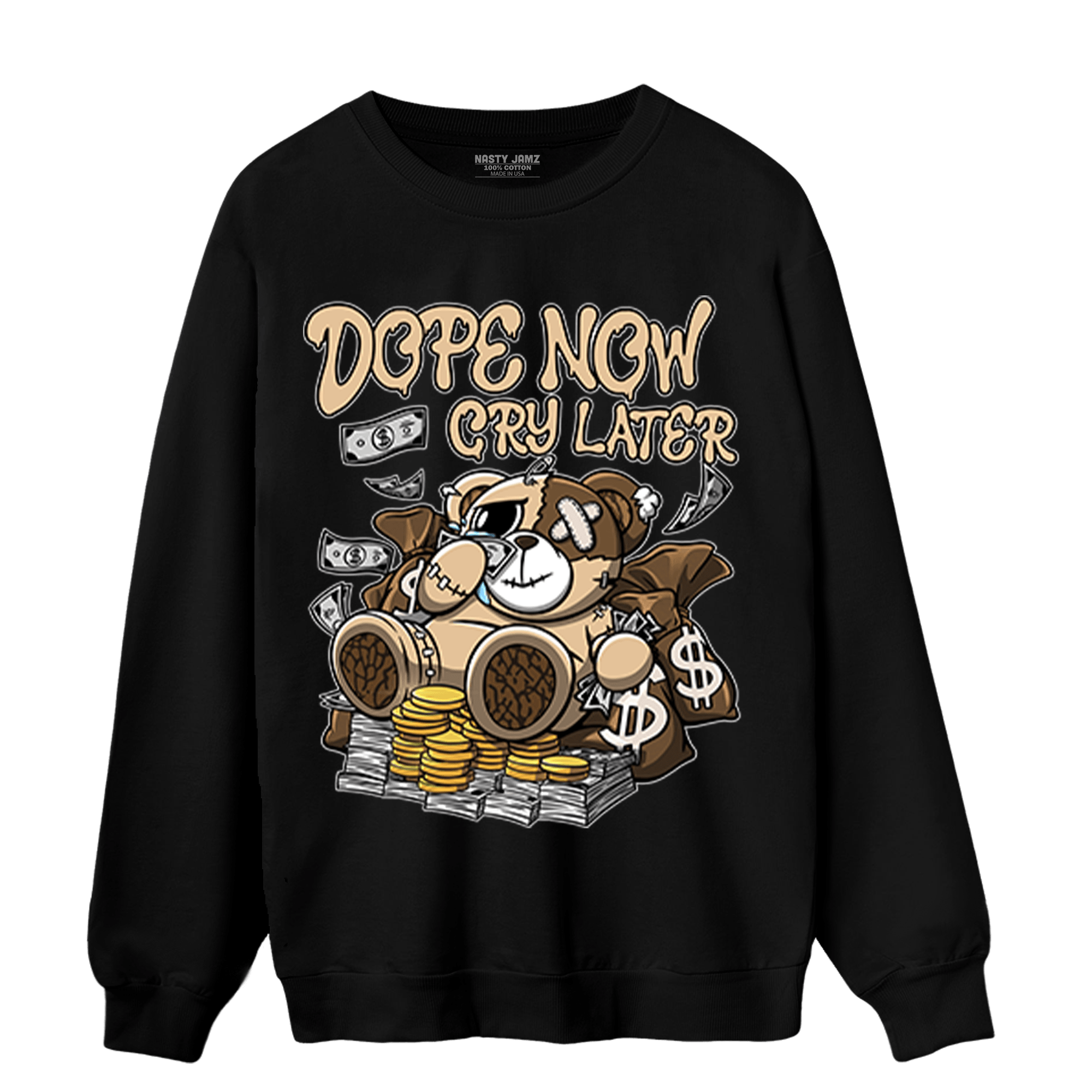 Palomino 3s Sweatshirt Match Money Cry BER - NastyJamz