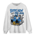 University Blue 5s Sweatshirt Match Money Cry BER - NastyJamz