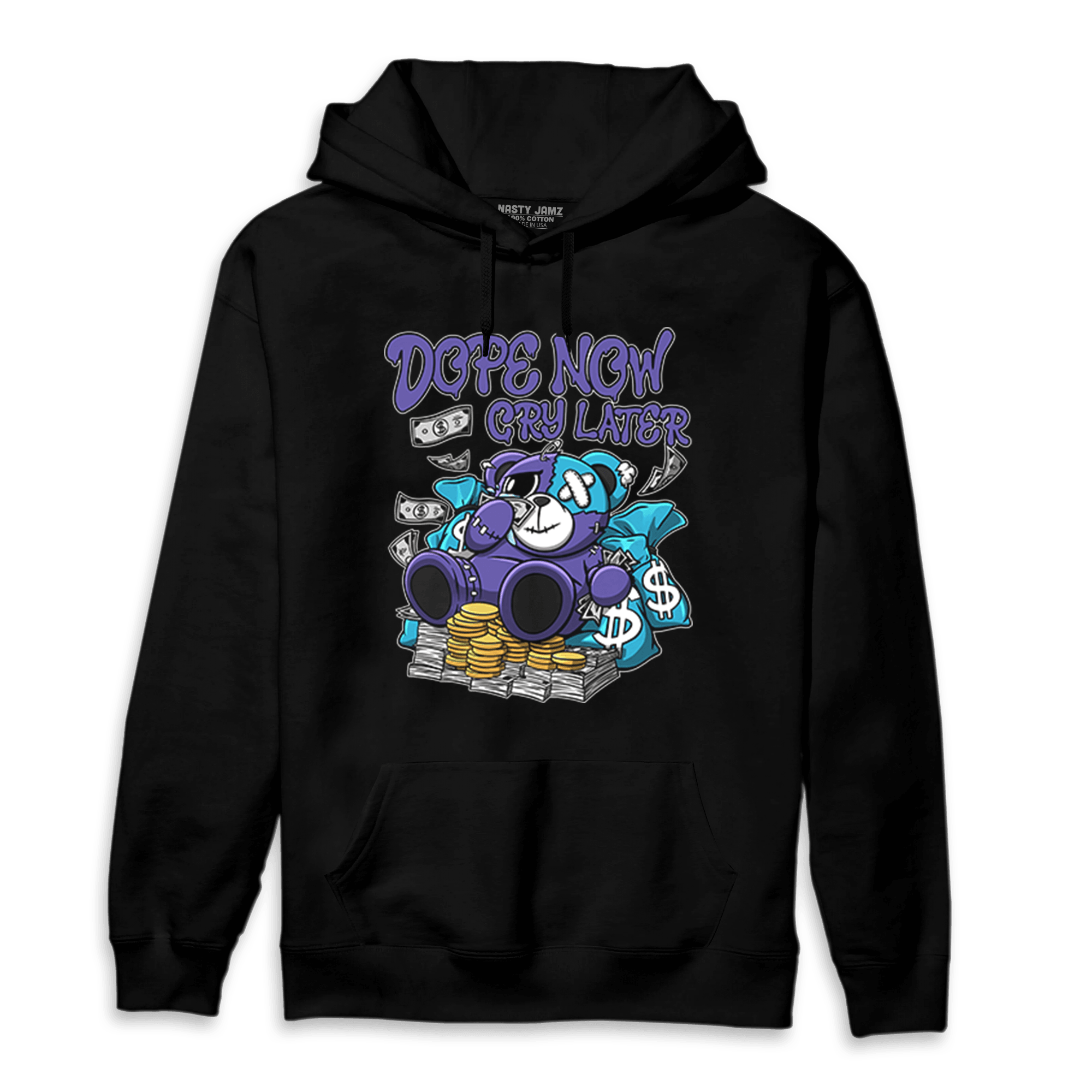 Aqua 6s Hoodie Match Money Cry BER - NastyJamz