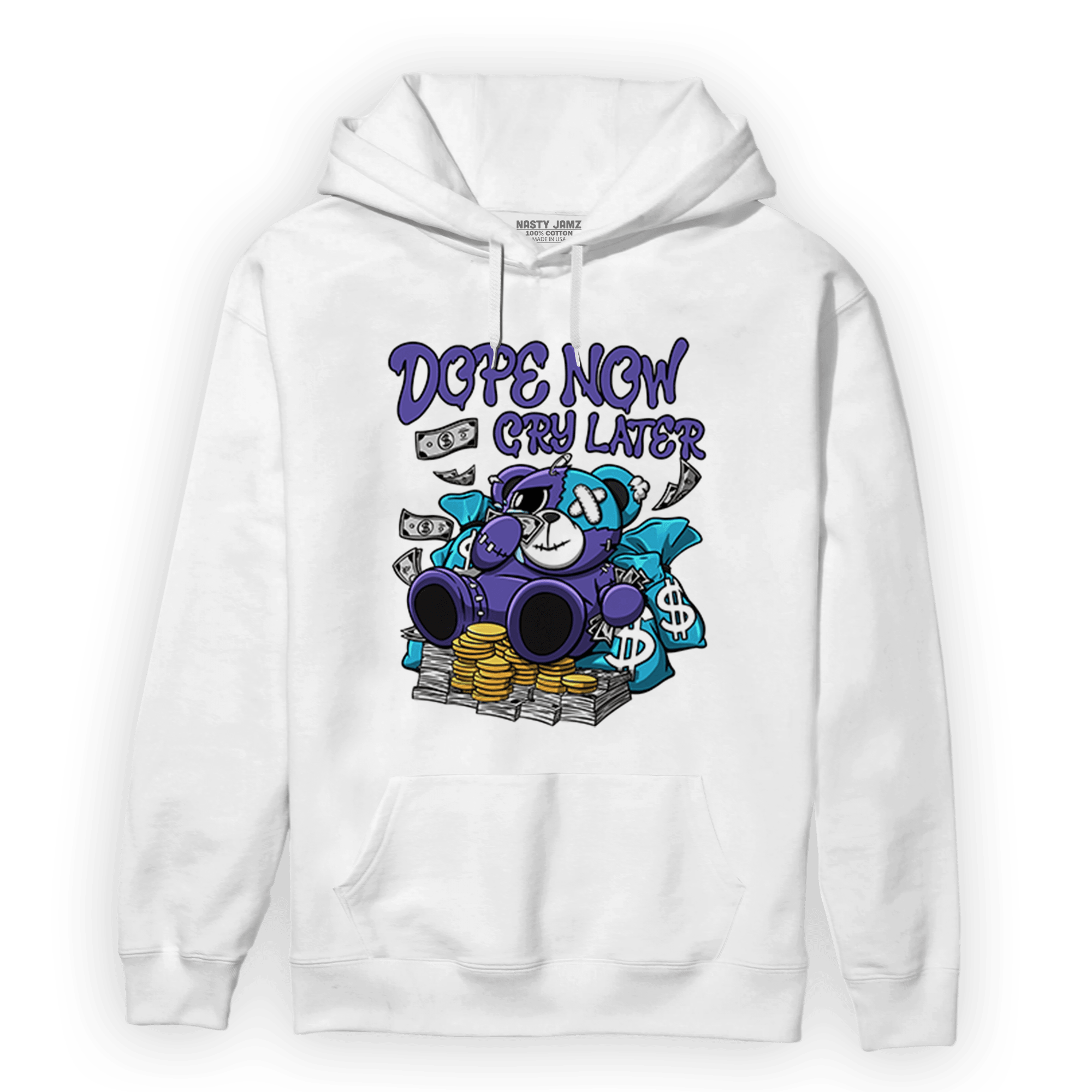 Aqua 6s Hoodie Match Money Cry BER - NastyJamz