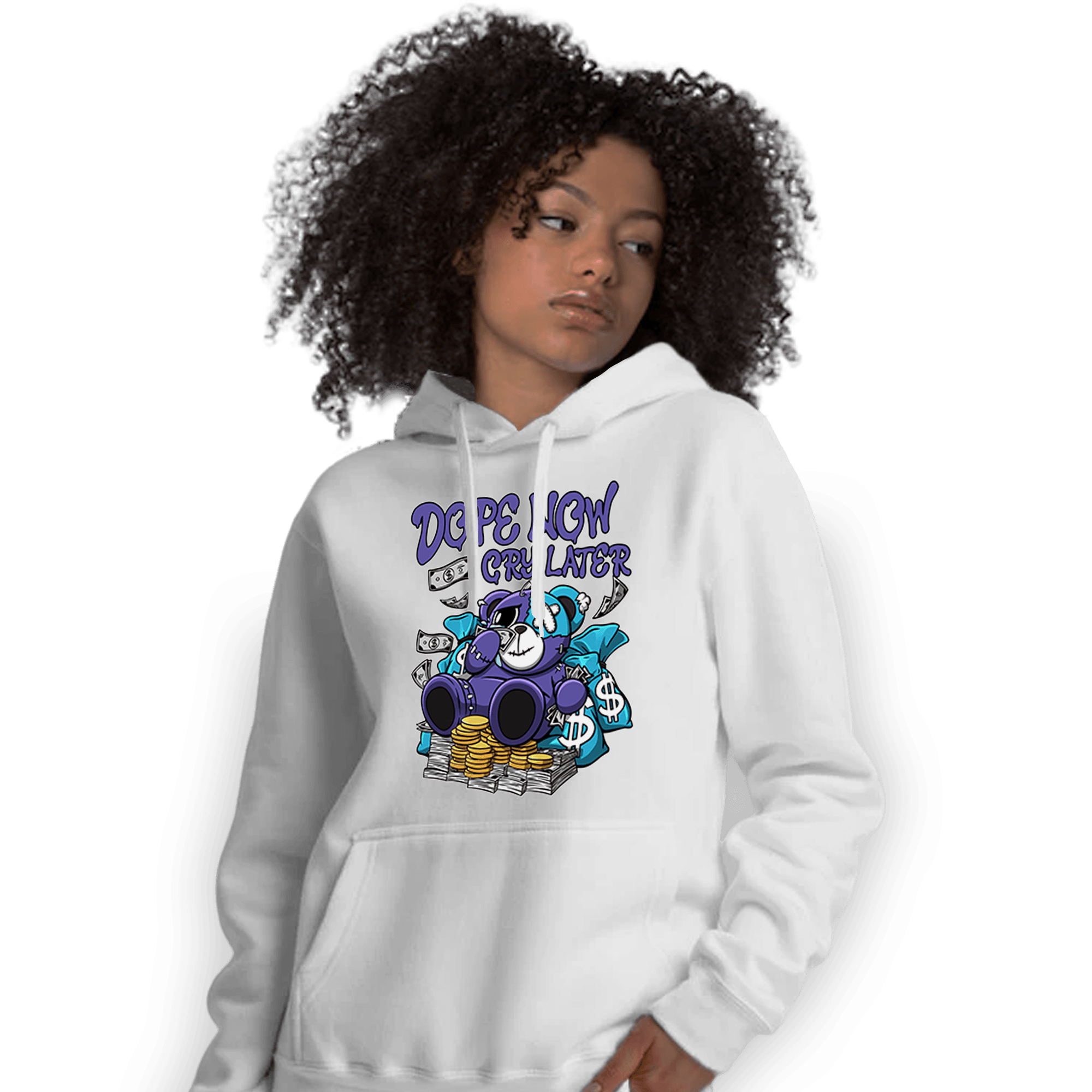 Aqua 6s Hoodie Match Money Cry BER - NastyJamz