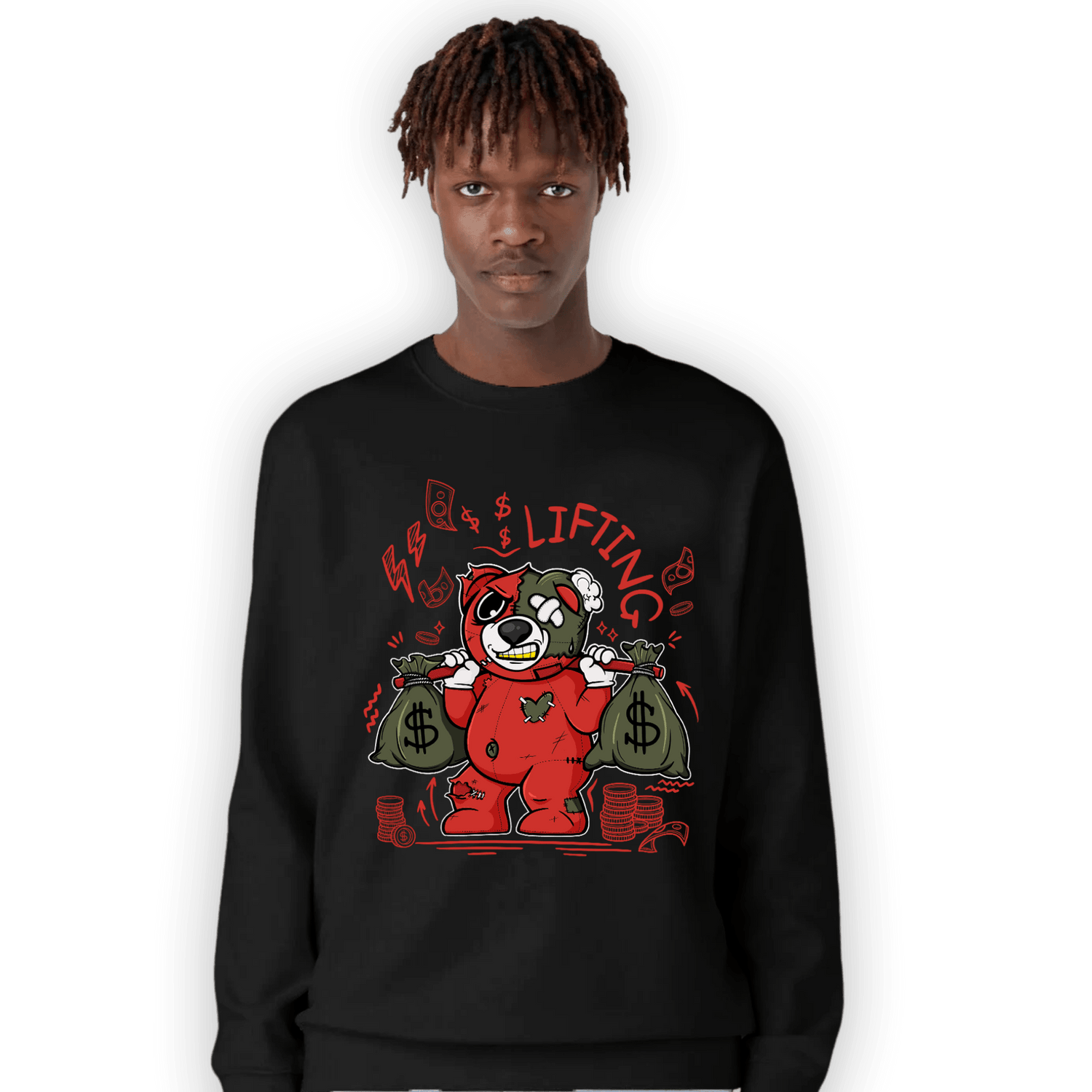 Dunk Low Mystic Red Sweatshirt Match Money Lifting BER - NastyJamz