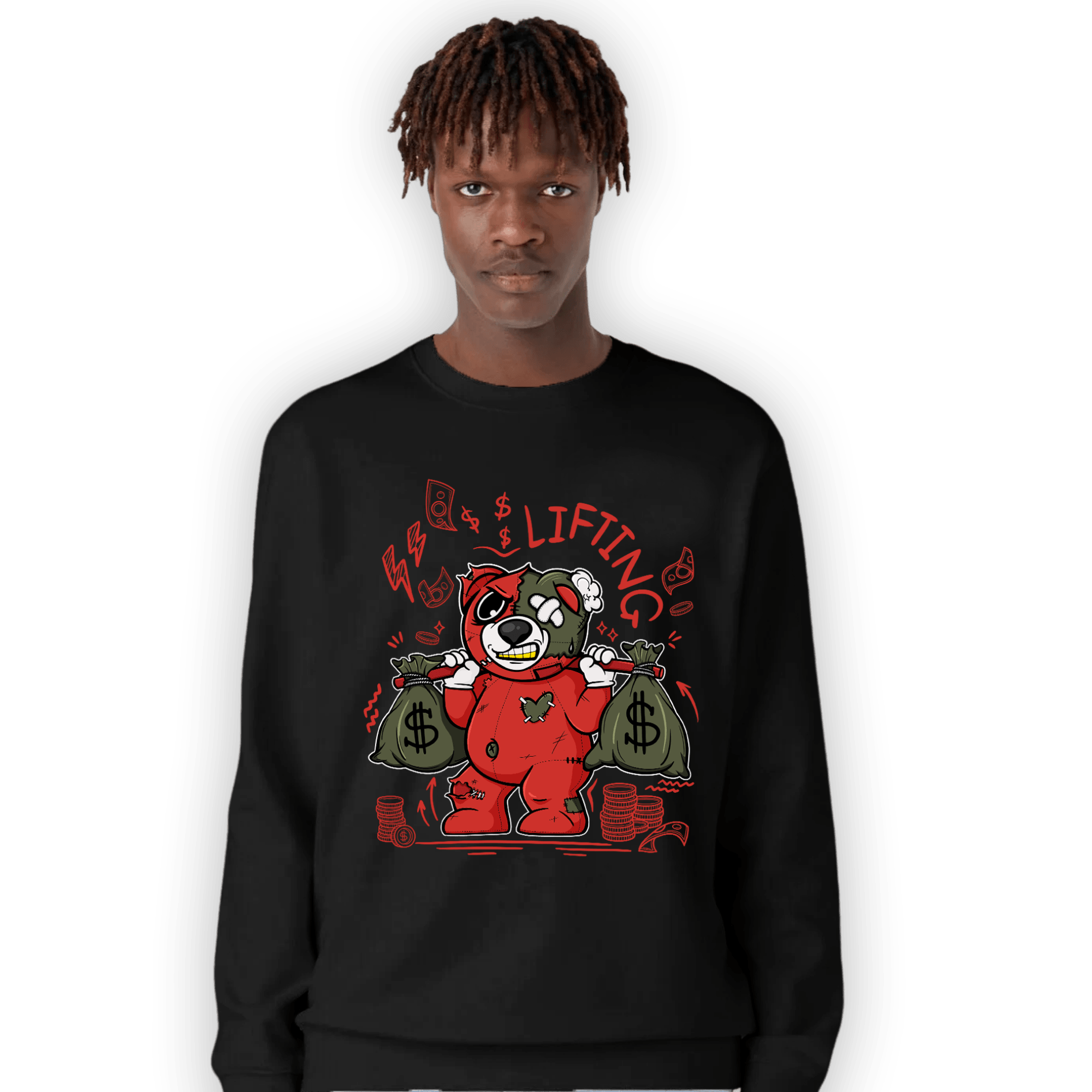 Dunk Low Mystic Red Sweatshirt Match Money Lifting BER - NastyJamz