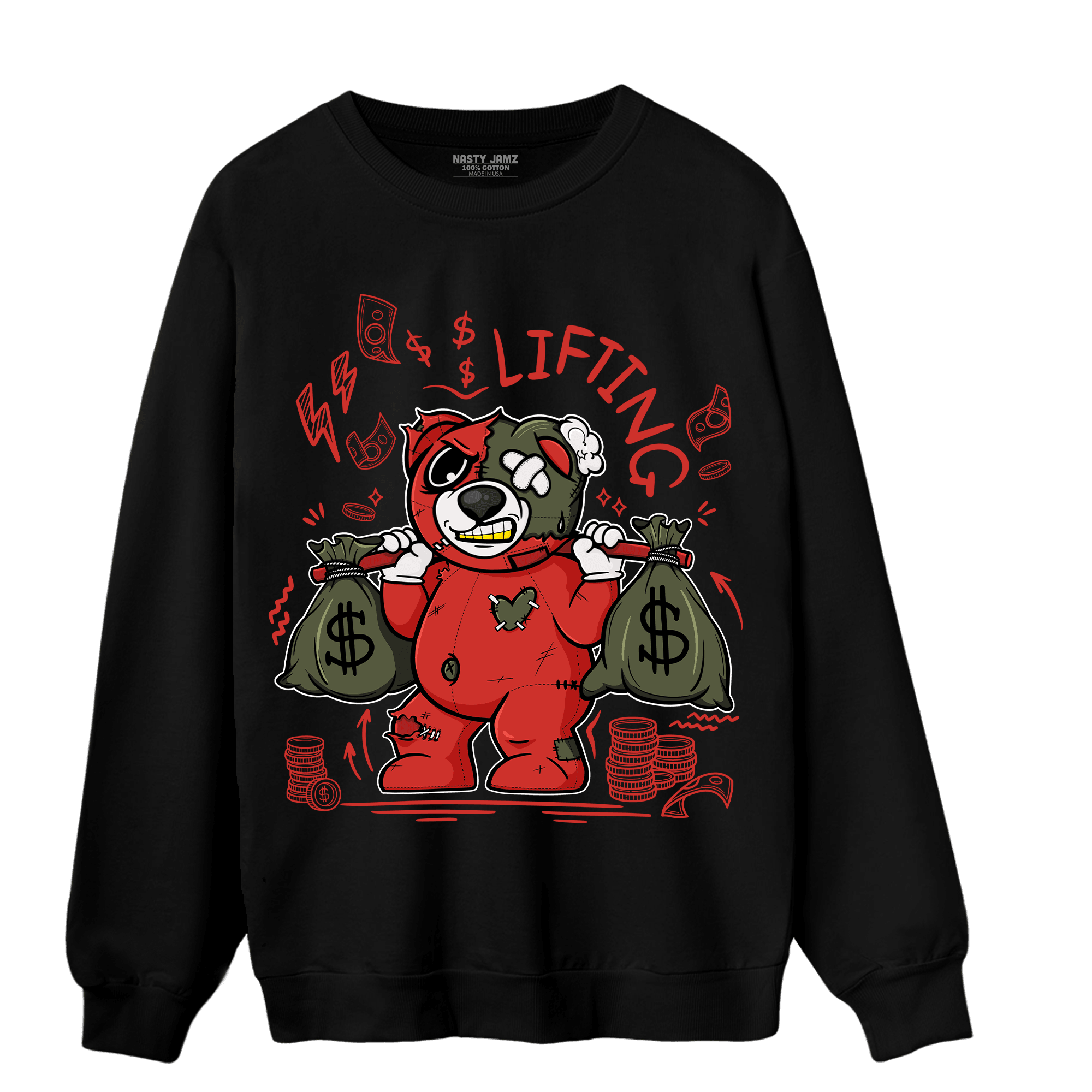 Dunk Low Mystic Red Sweatshirt Match Money Lifting BER - NastyJamz