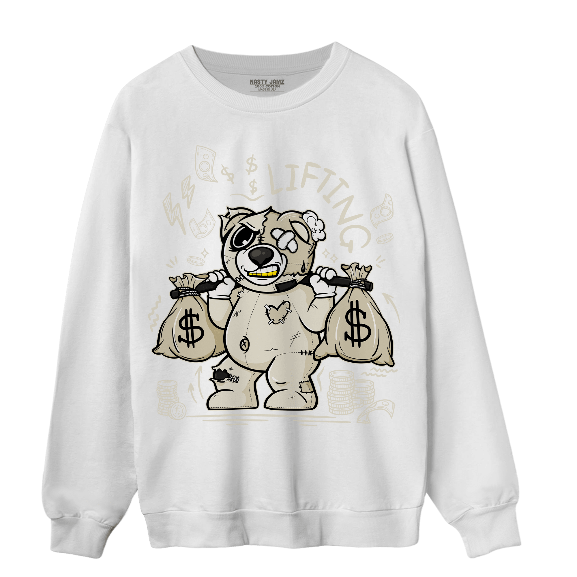 Gratitude 11s Sweatshirt Match Money Lifting BER - NastyJamz