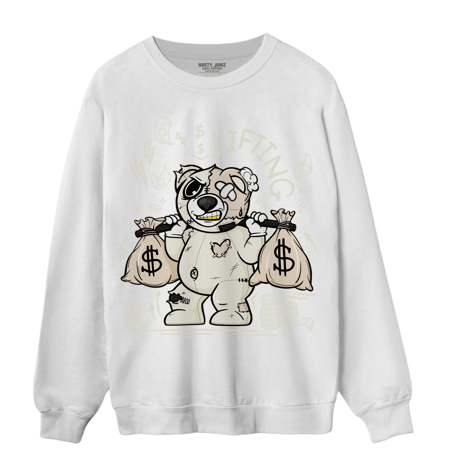 Neapolitan 11s Sweatshirt Match Money Lifting BER - NastyJamz