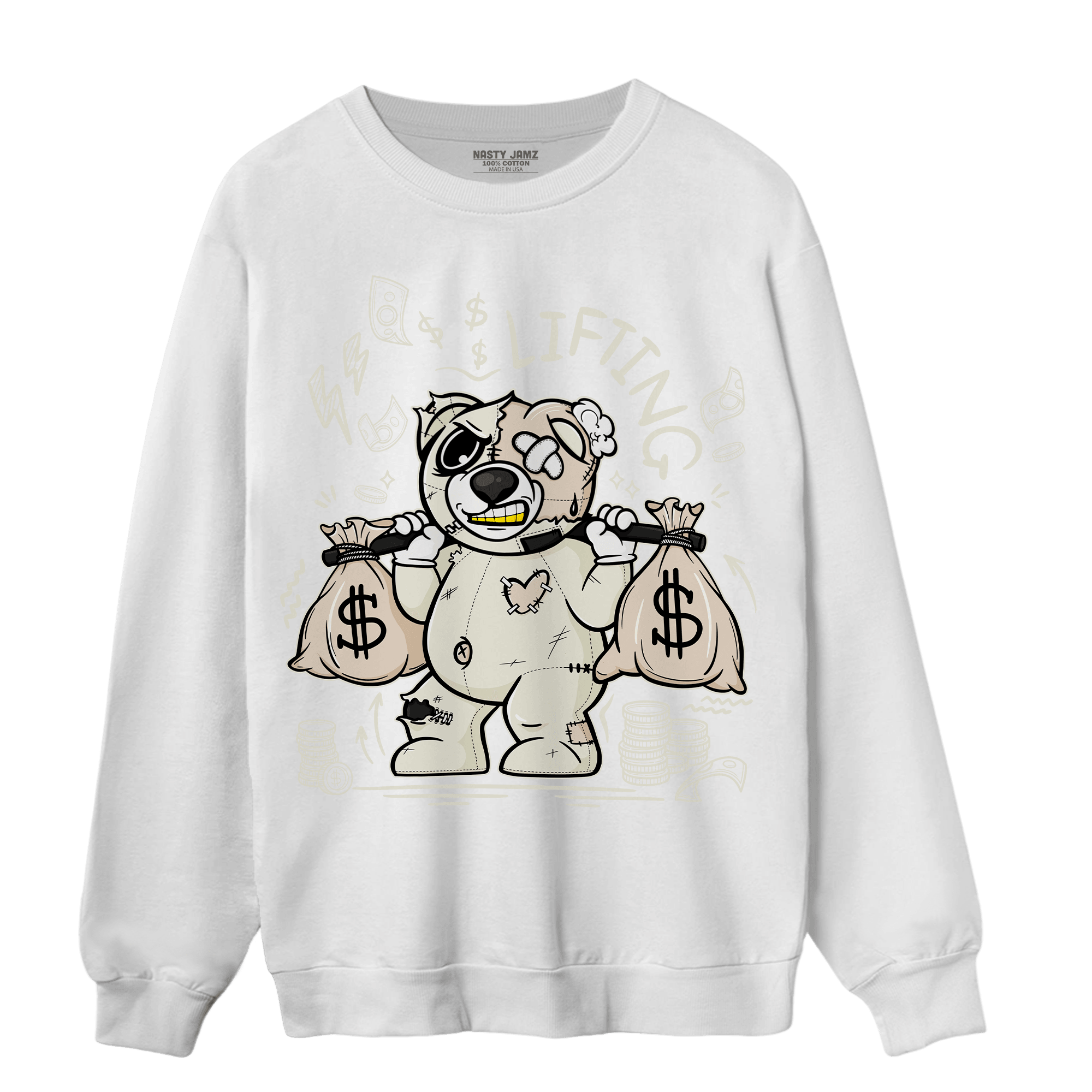 Neapolitan 11s Sweatshirt Match Money Lifting BER - NastyJamz