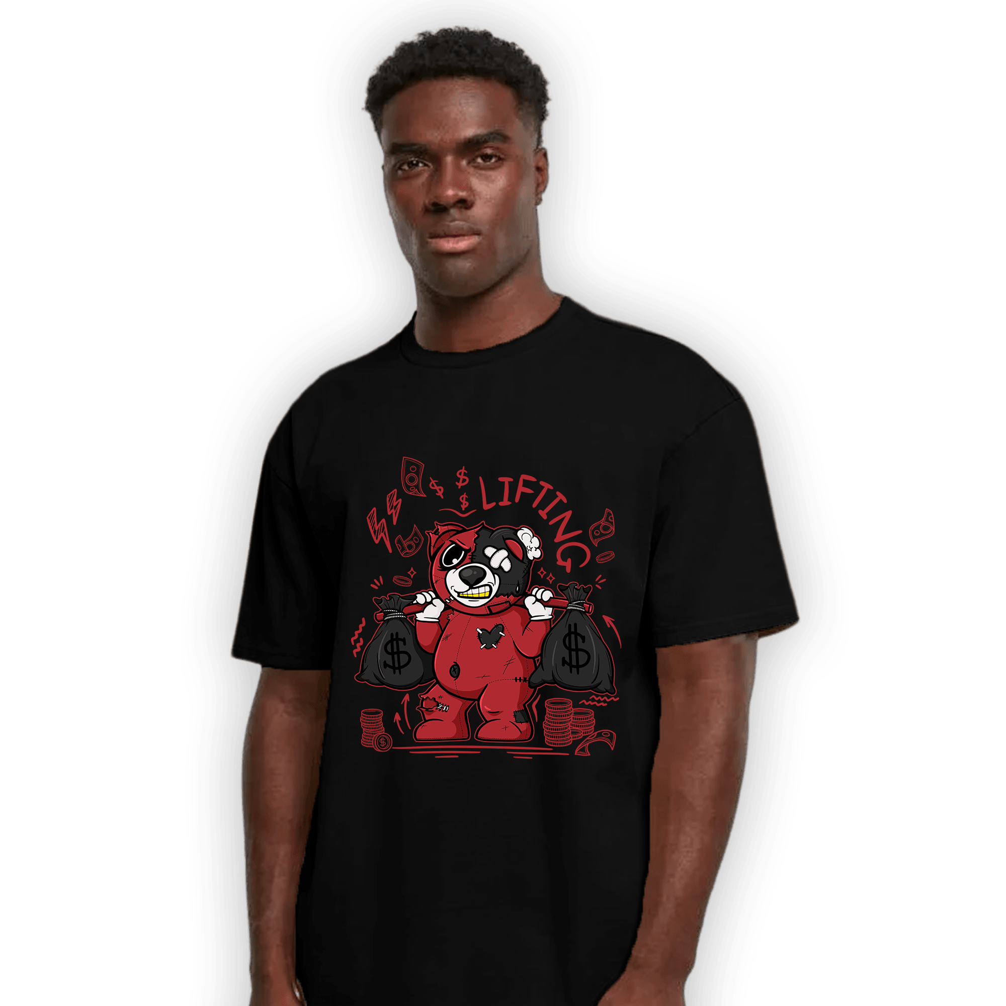Cherry 12s T Shirt Match Money Lifting BER - NastyJamz