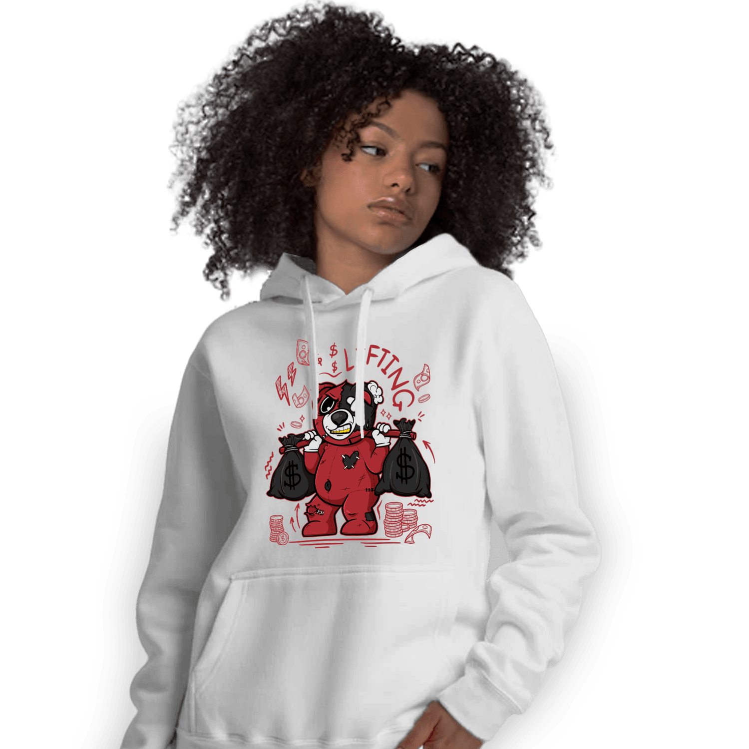 Cherry 12s Hoodie Match Money Lifting BER - NastyJamz