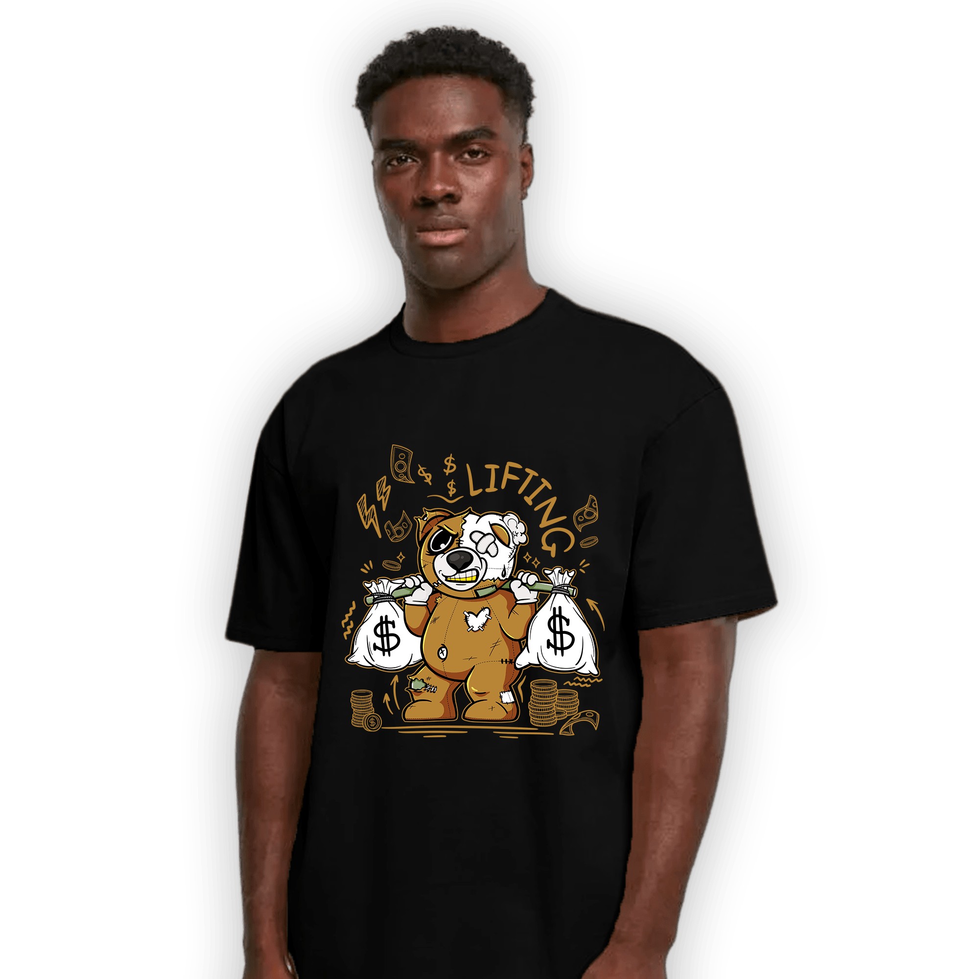 Wheat 13s T Shirt Match Money Lifting BER - NastyJamz