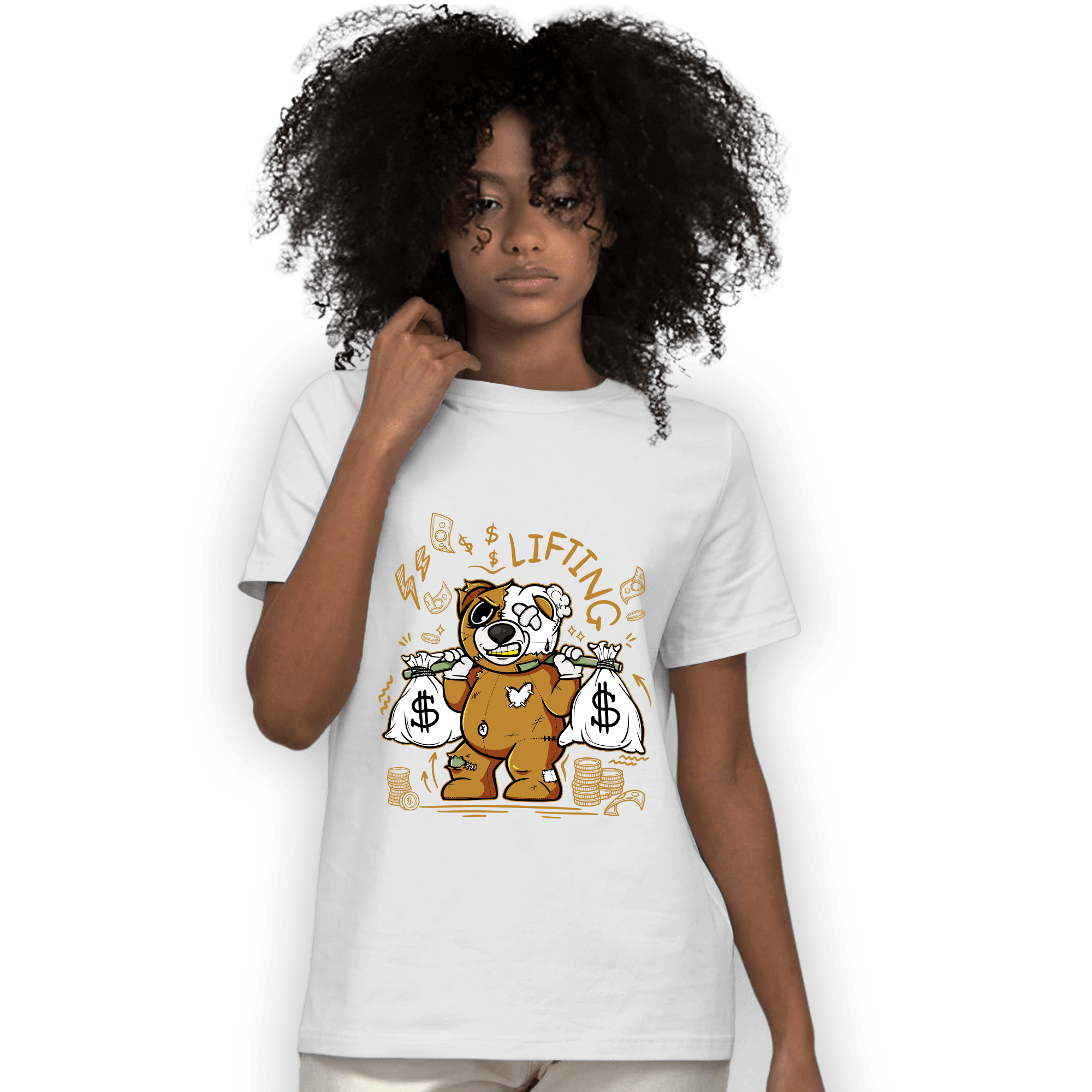 Wheat 13s T Shirt Match Money Lifting BER - NastyJamz