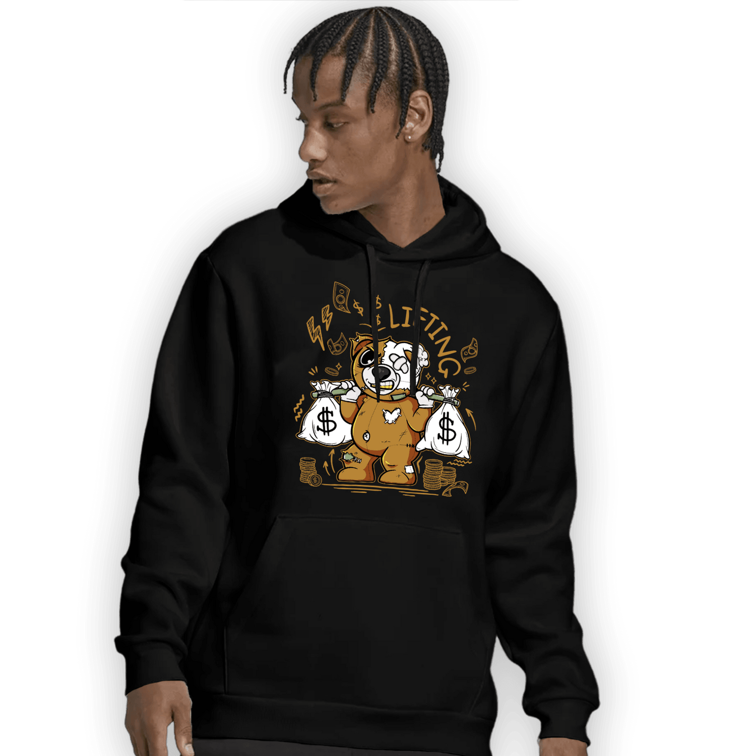 Wheat 13s Hoodie Match Money Lifting BER - NastyJamz