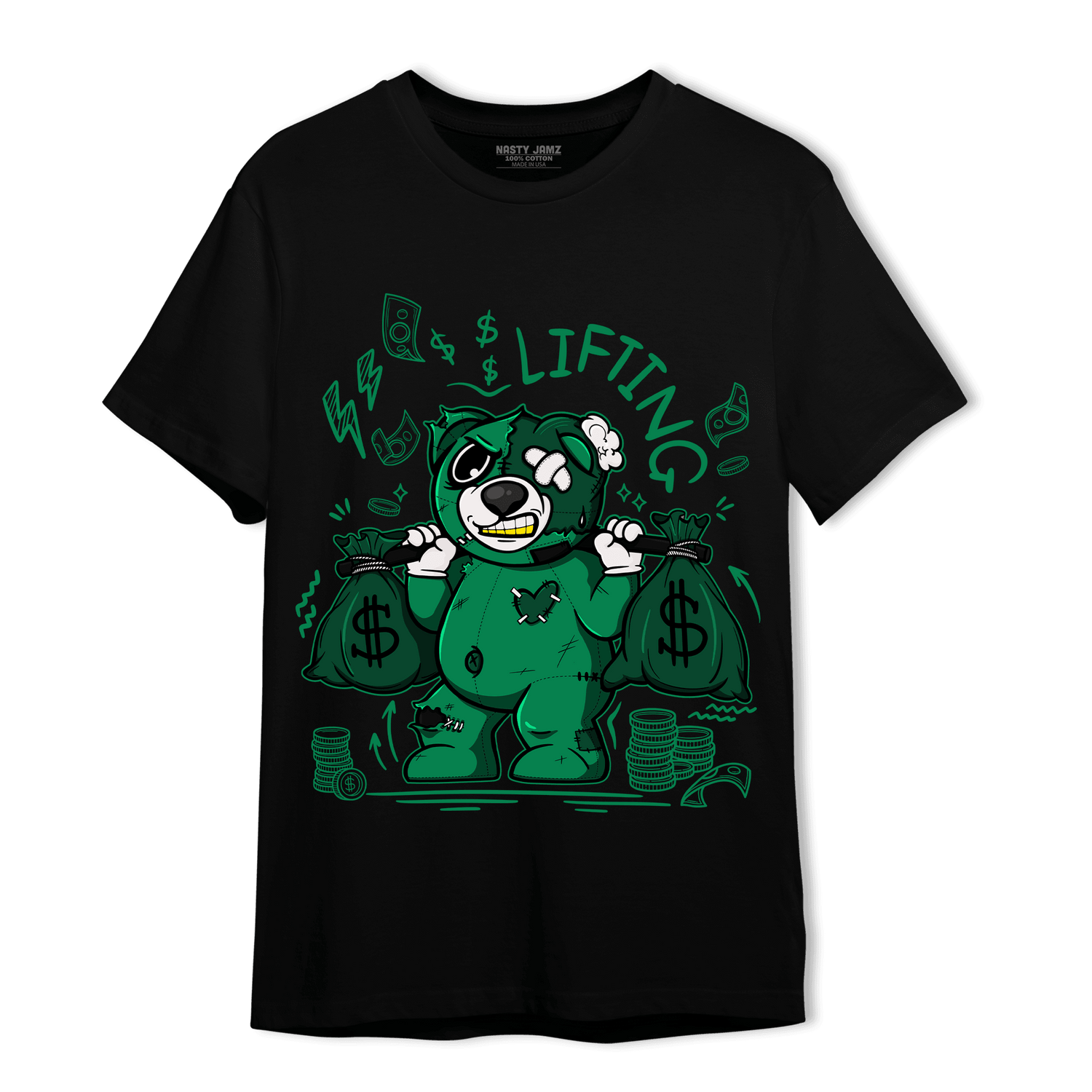 Celtic Lucky Green 1s T Shirt Match Money Lifting BER - NastyJamz