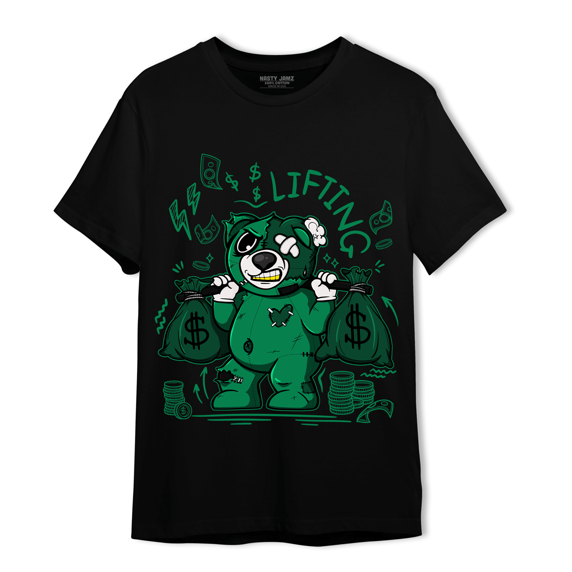Celtic Lucky Green 1s T Shirt Match Money Lifting BER - NastyJamz