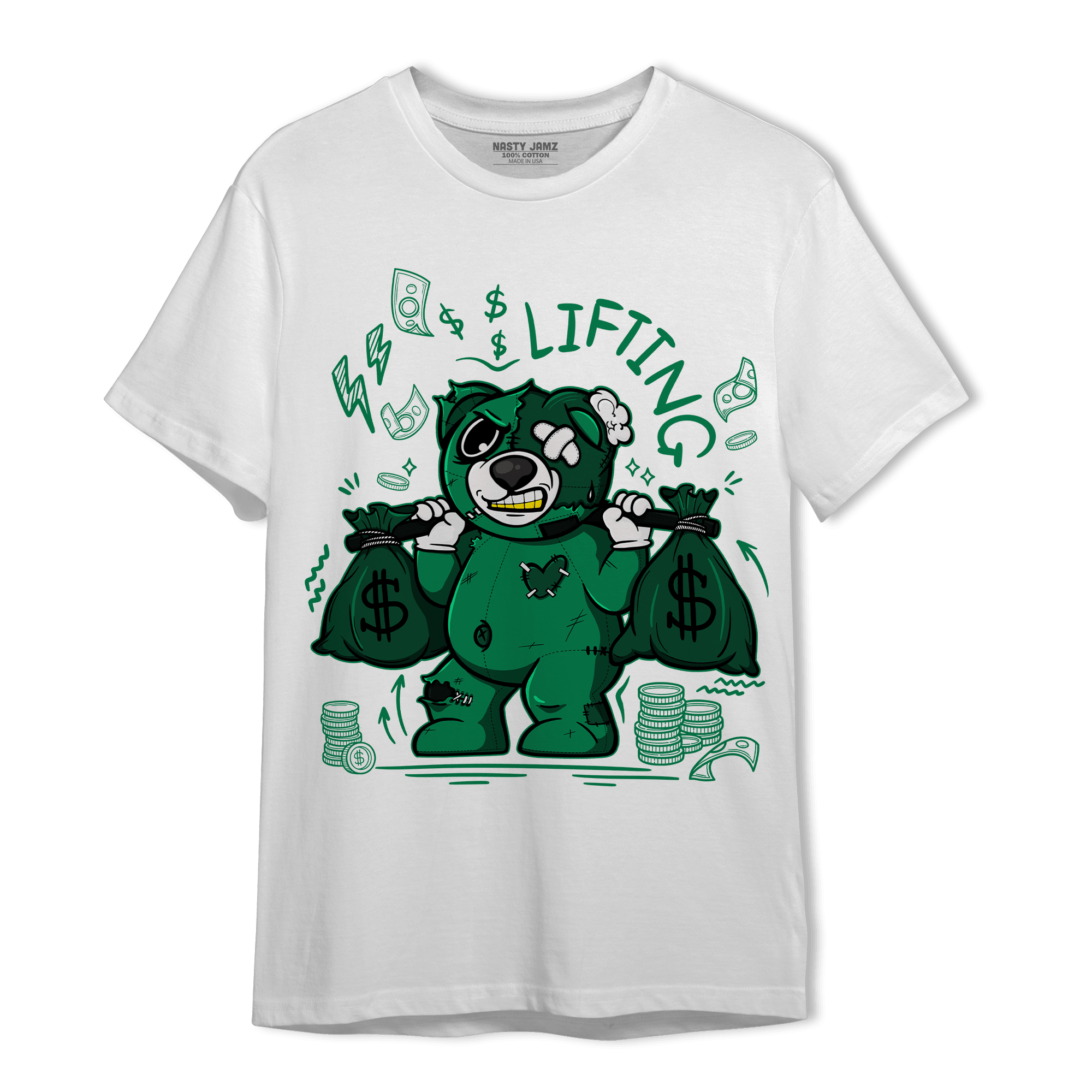 Celtic Lucky Green 1s T Shirt Match Money Lifting BER - NastyJamz