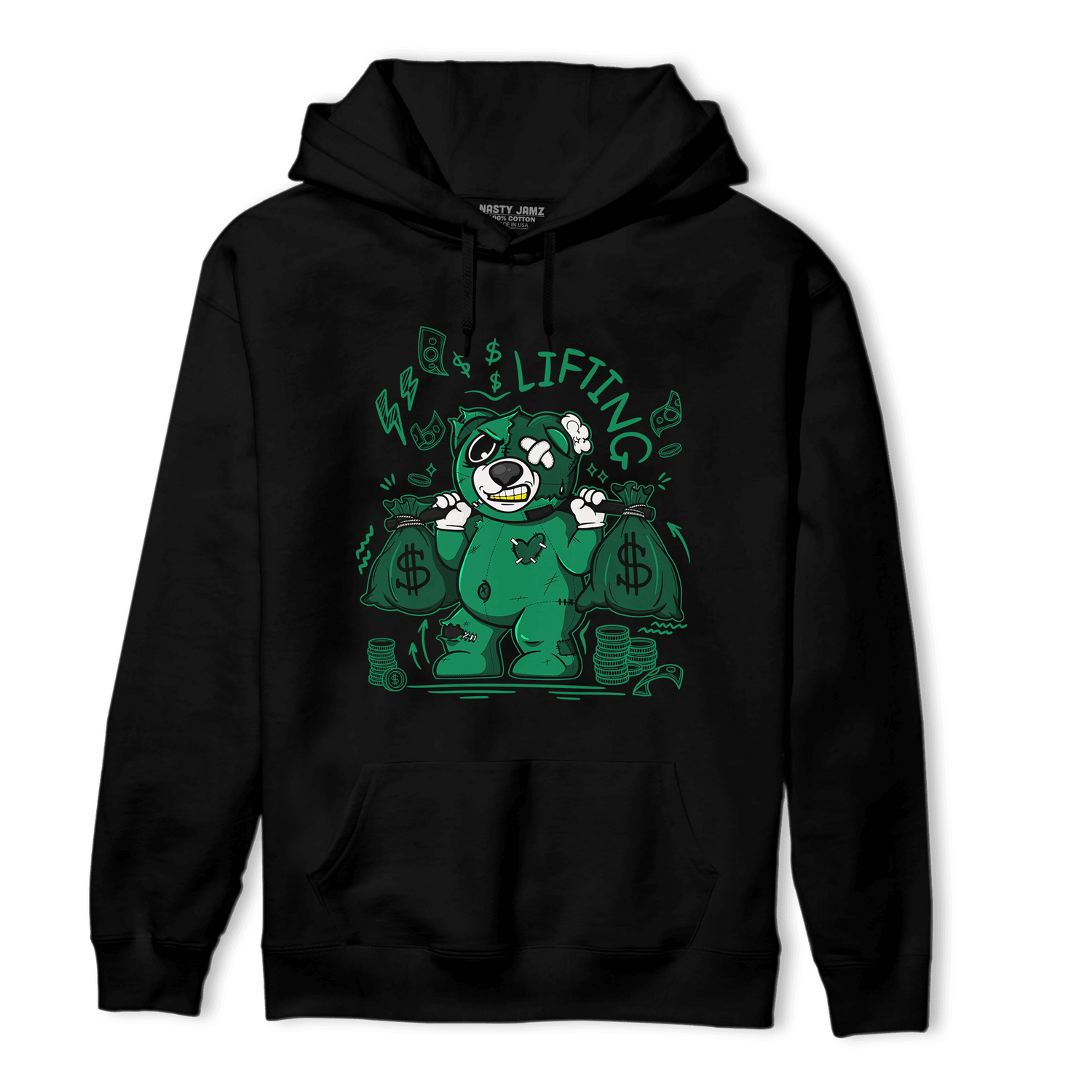 Celtic Lucky Green 1s Hoodie Match Money Lifting BER - NastyJamz