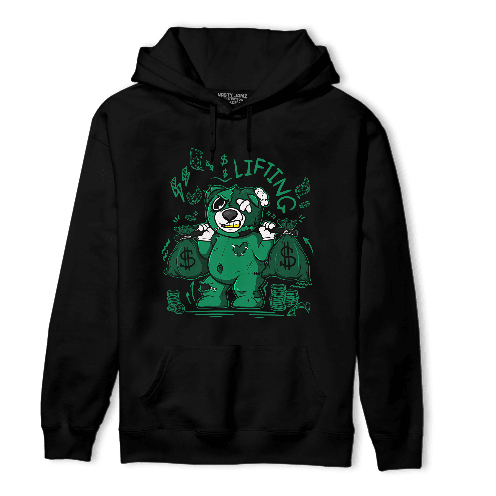 Celtic Lucky Green 1s Hoodie Match Money Lifting BER - NastyJamz