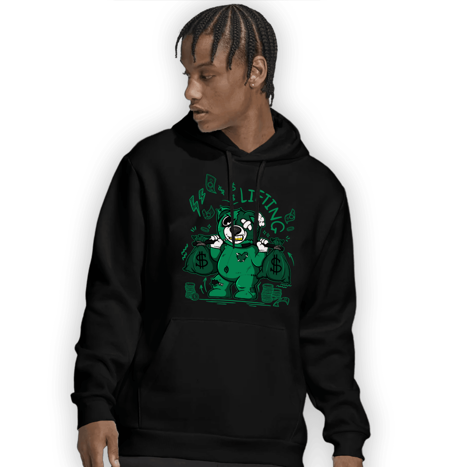 Celtic Lucky Green 1s Hoodie Match Money Lifting BER - NastyJamz