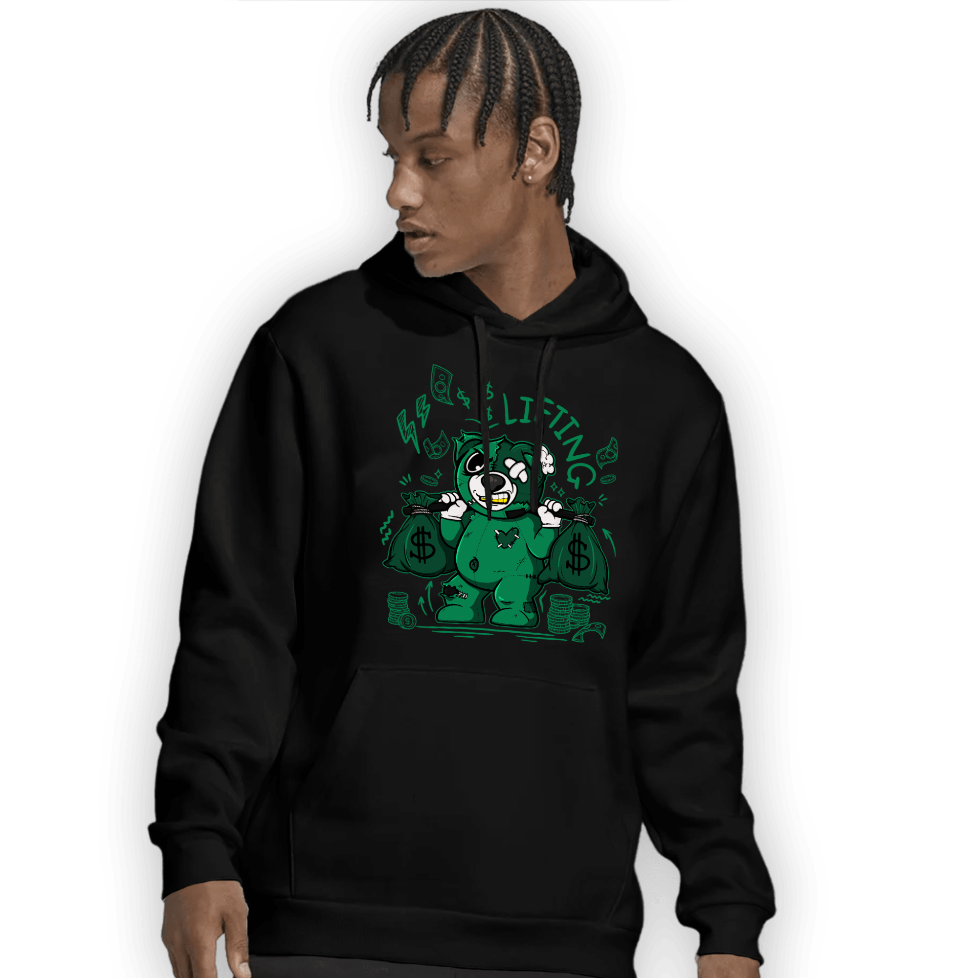 Celtic Lucky Green 1s Hoodie Match Money Lifting BER - NastyJamz