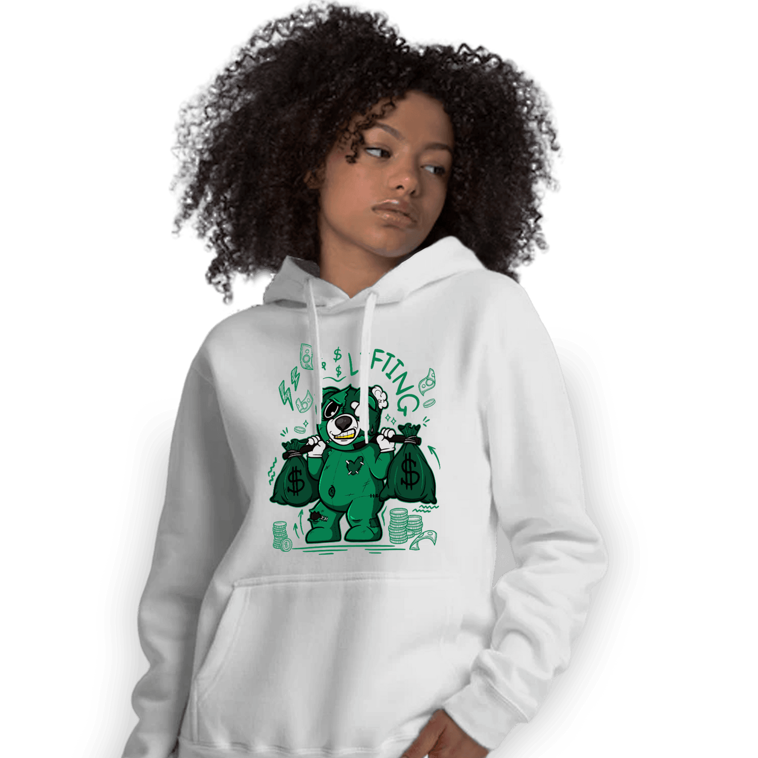 Celtic Lucky Green 1s Hoodie Match Money Lifting BER - NastyJamz