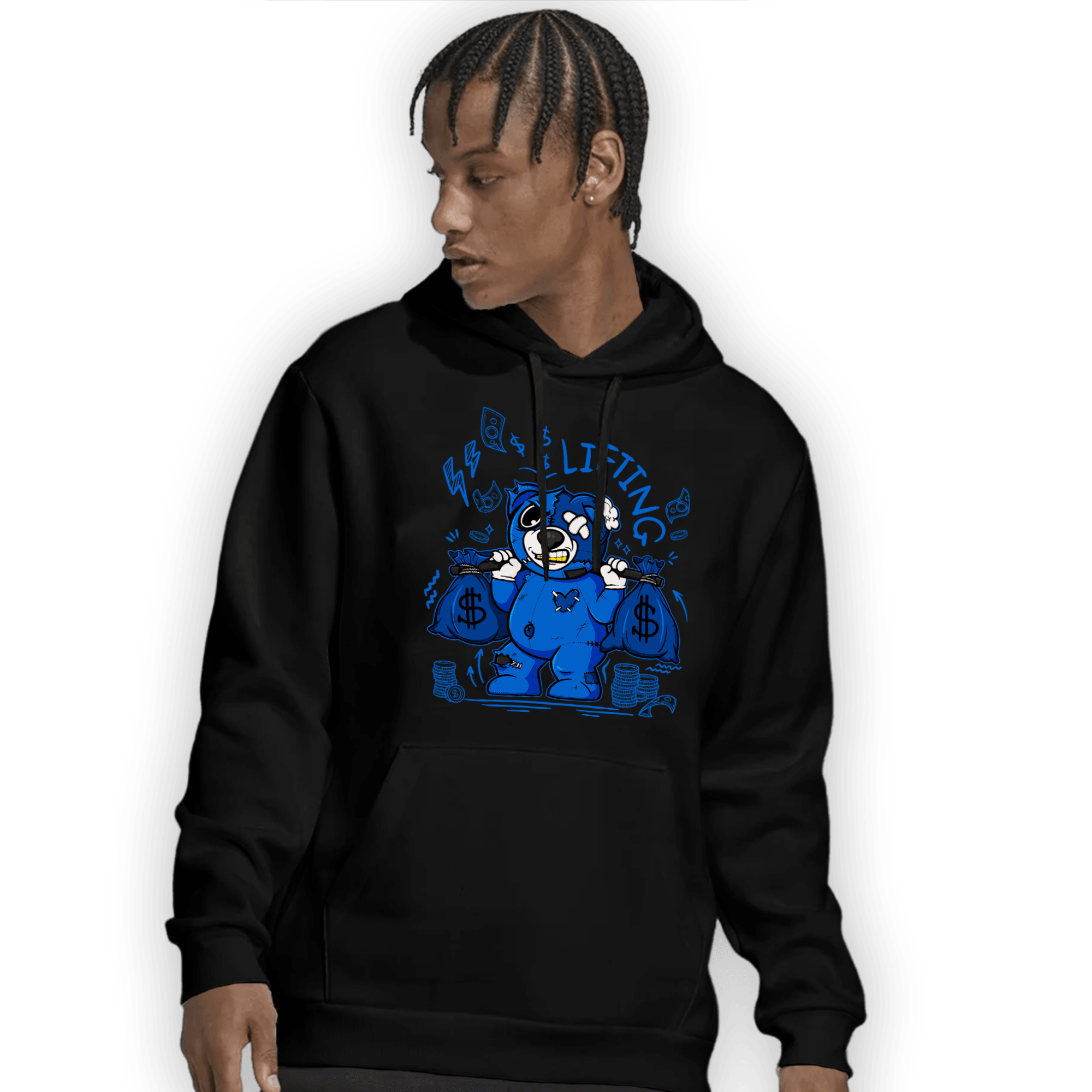 Royal Reimagined 1s Hoodie Match Money Lifting BER - NastyJamz