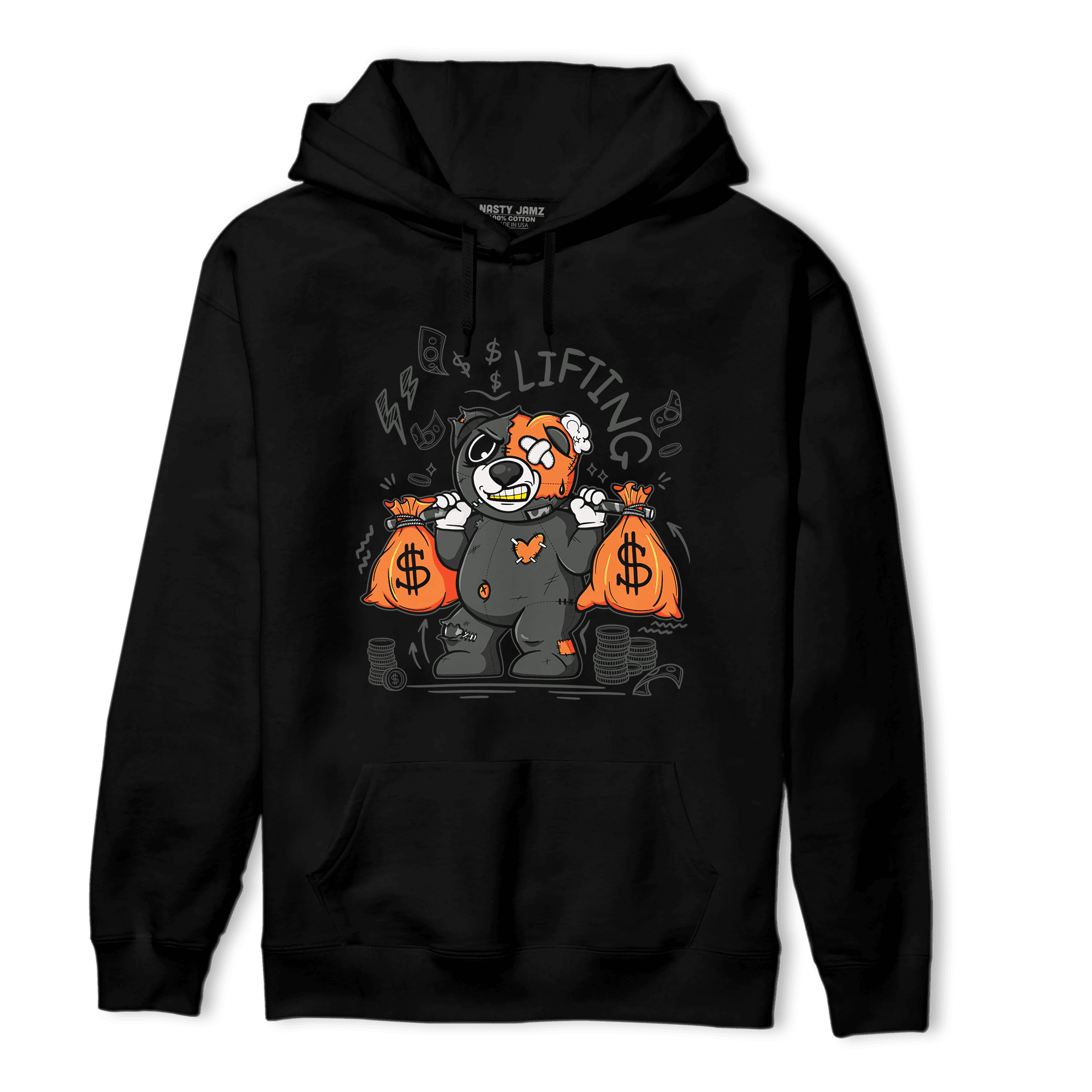 Fear Pack 3s Hoodie Match Money Lifting BER - NastyJamz