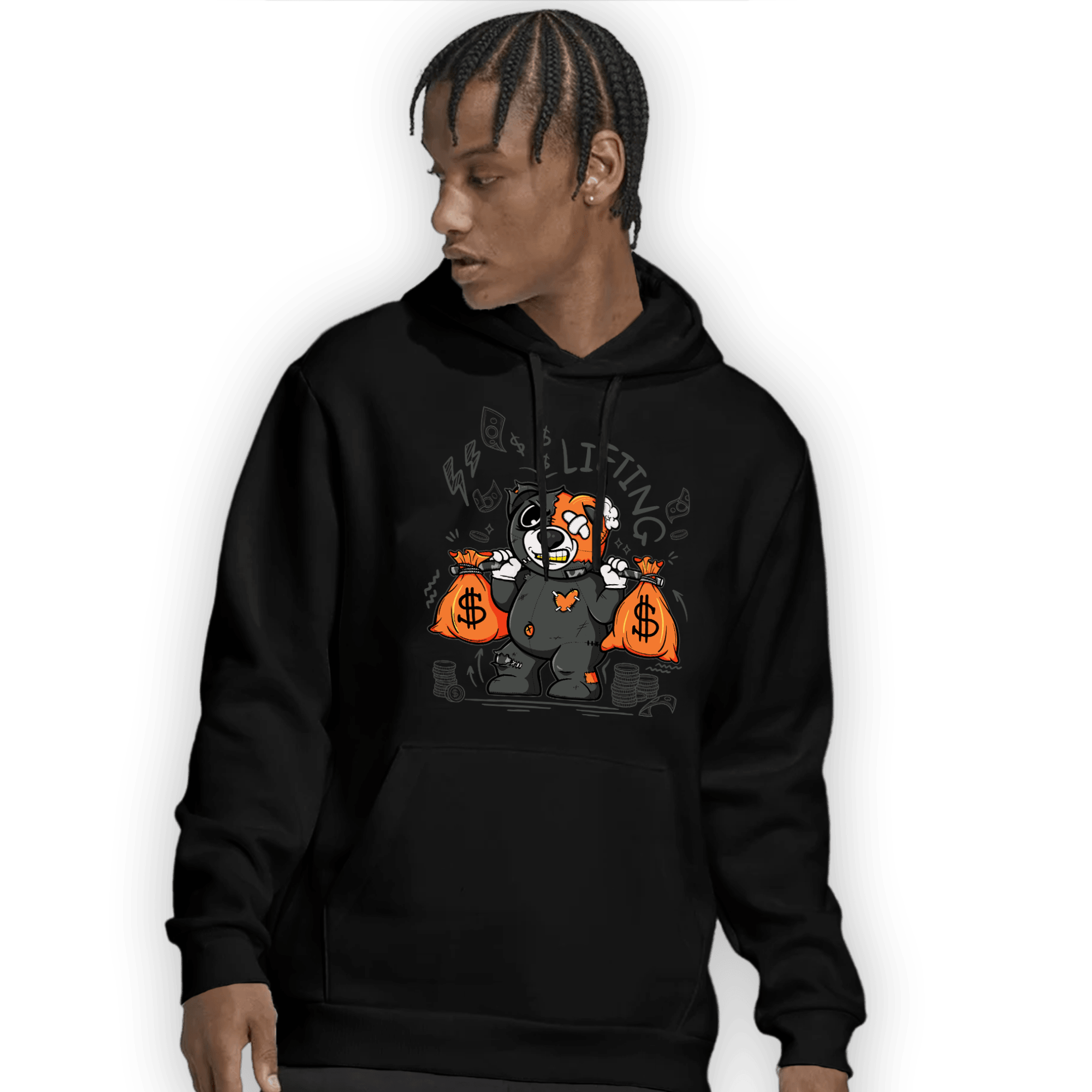 Fear Pack 3s Hoodie Match Money Lifting BER - NastyJamz