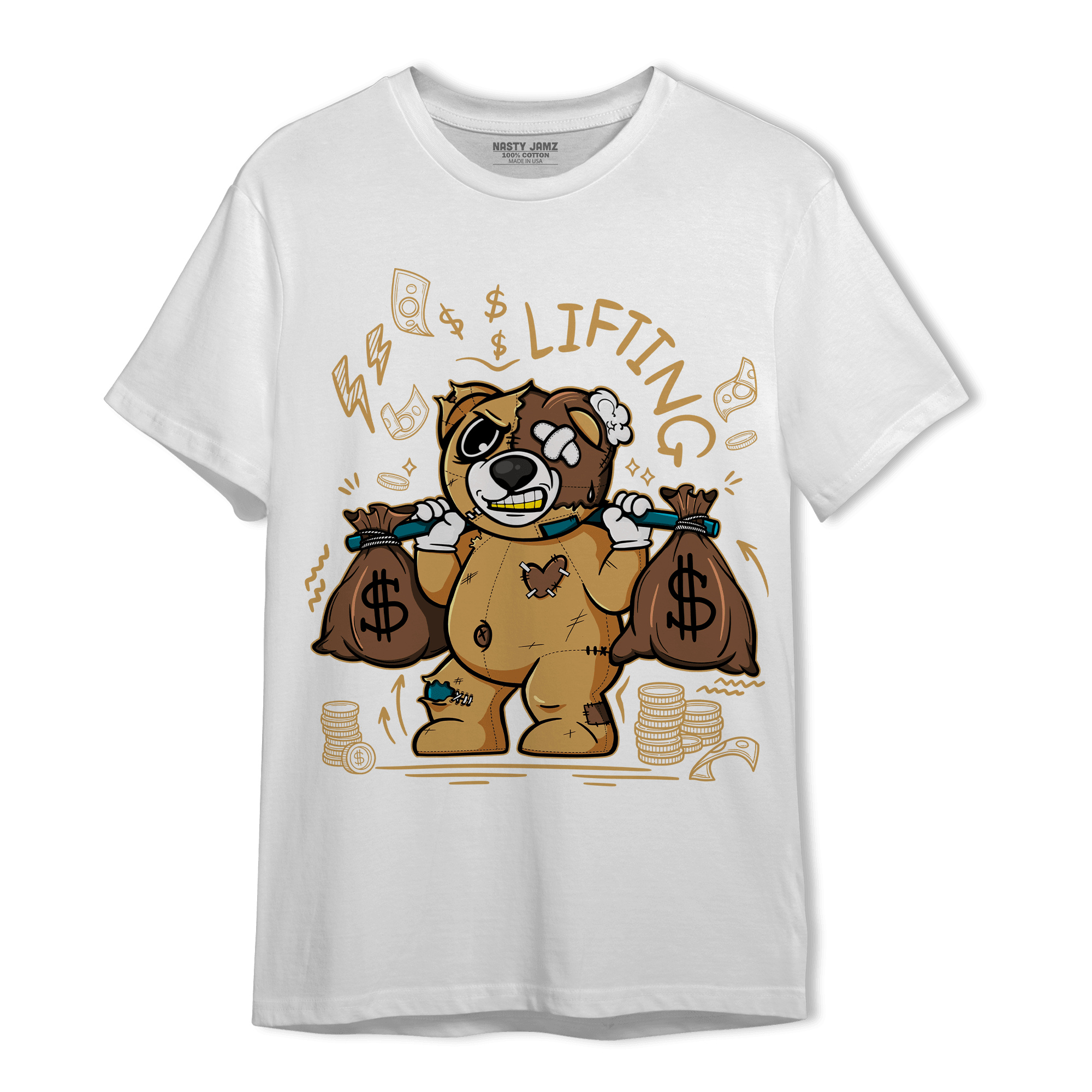 Cacao Wow 4s T Shirt Match Money Lifting BER - NastyJamz