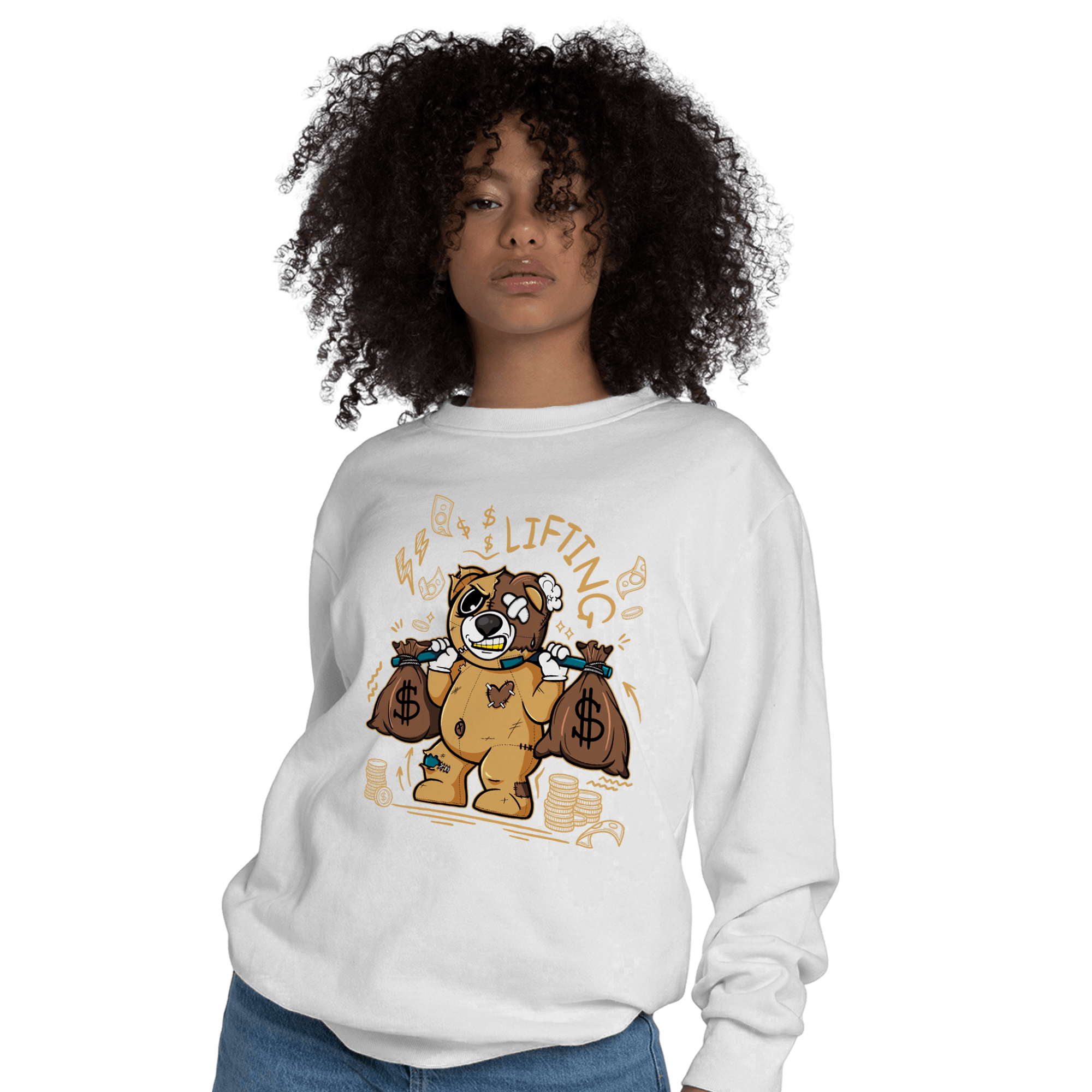 Cacao Wow 4s Sweatshirt Match Money Lifting BER - NastyJamz