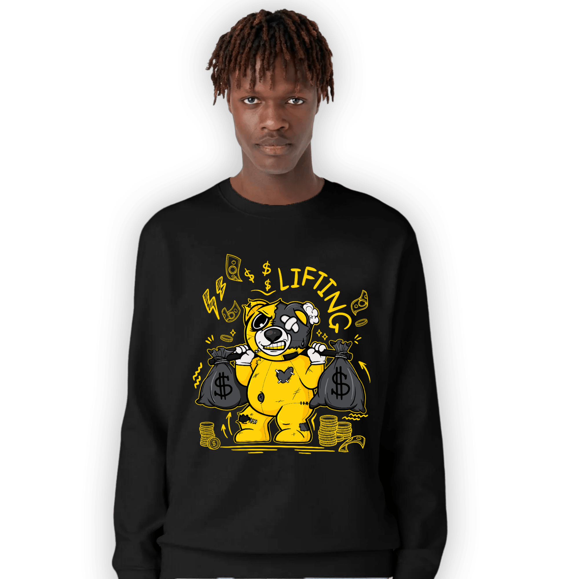 Thunder 4s Sweatshirt Match Money Lifting BER - NastyJamz