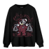 Burgundy 5s Sweatshirt Match Money Lifting BER - NastyJamz