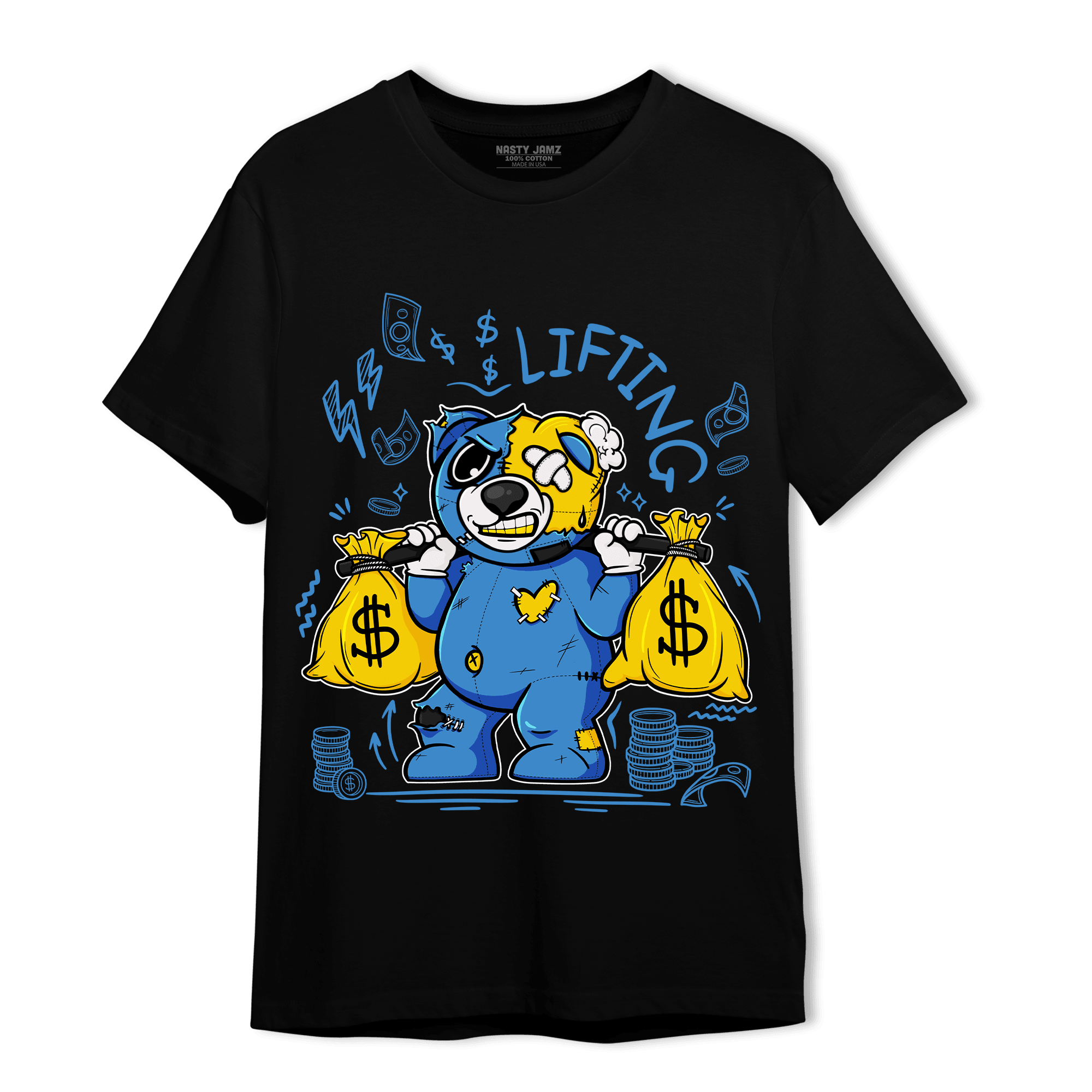 SB Dunk Bubbles T Shirt Match Money Lifting BER - NastyJamz