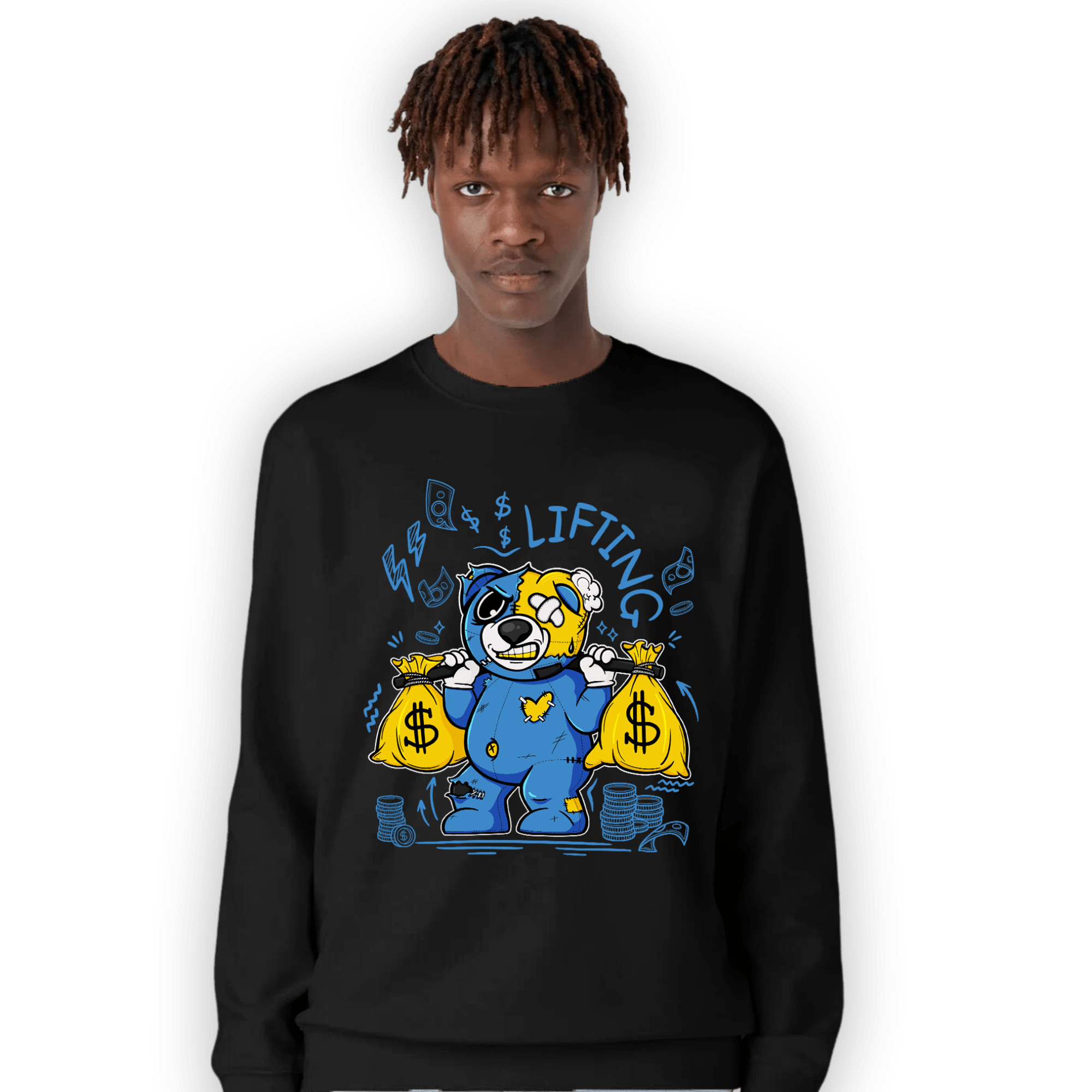 SB Dunk Bubbles Sweatshirt Match Money Lifting BER - NastyJamz