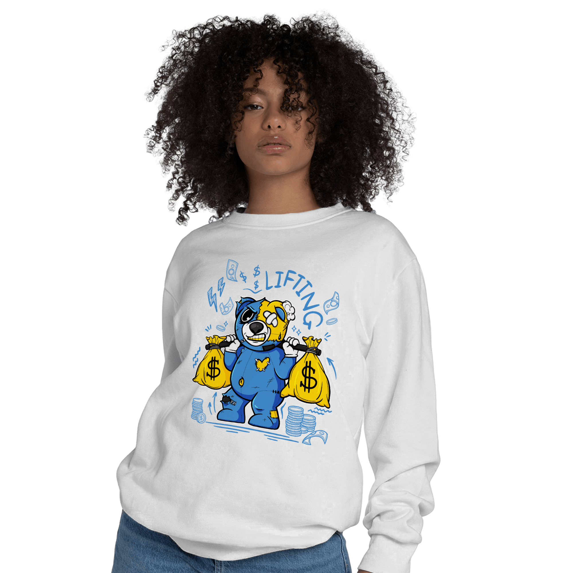 SB Dunk Bubbles Sweatshirt Match Money Lifting BER - NastyJamz