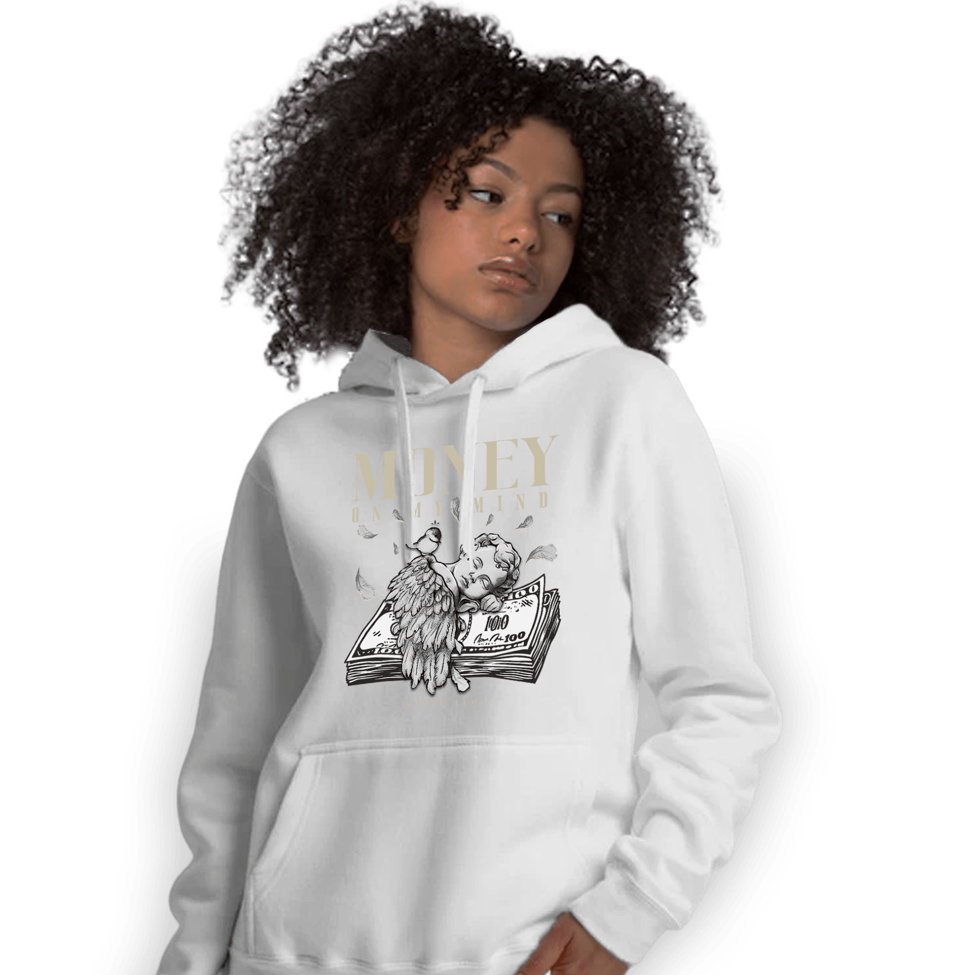 Gratitude 11s Hoodie Match Money On My Mind Angel - NastyJamz