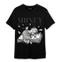 Black White 14s T Shirt Match Money On My Mind Angel - NastyJamz