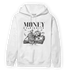 Black White 14s Hoodie Match Money On My Mind Angel - NastyJamz