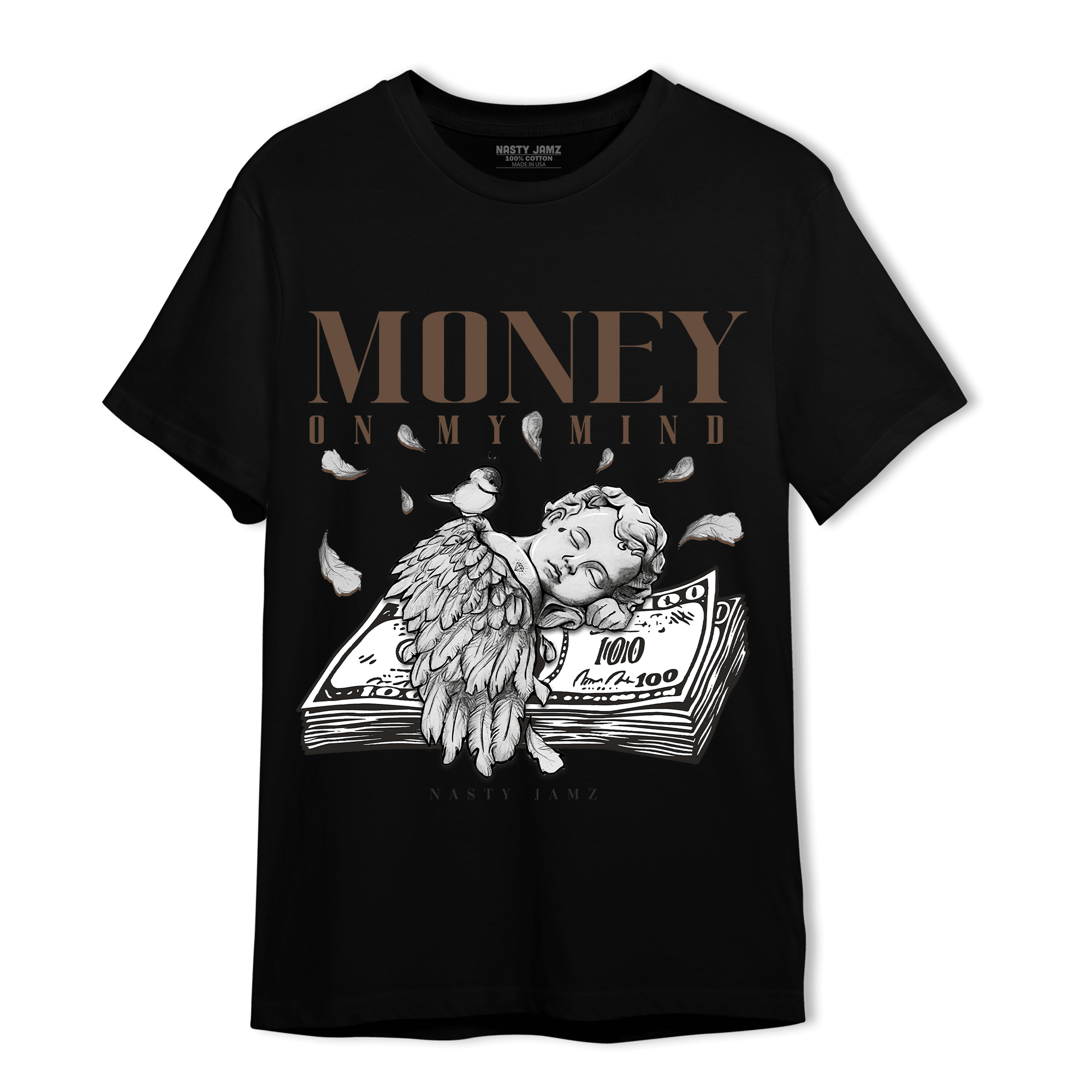 Palomino 1s T Shirt Match Money On My Mind Angel - NastyJamz